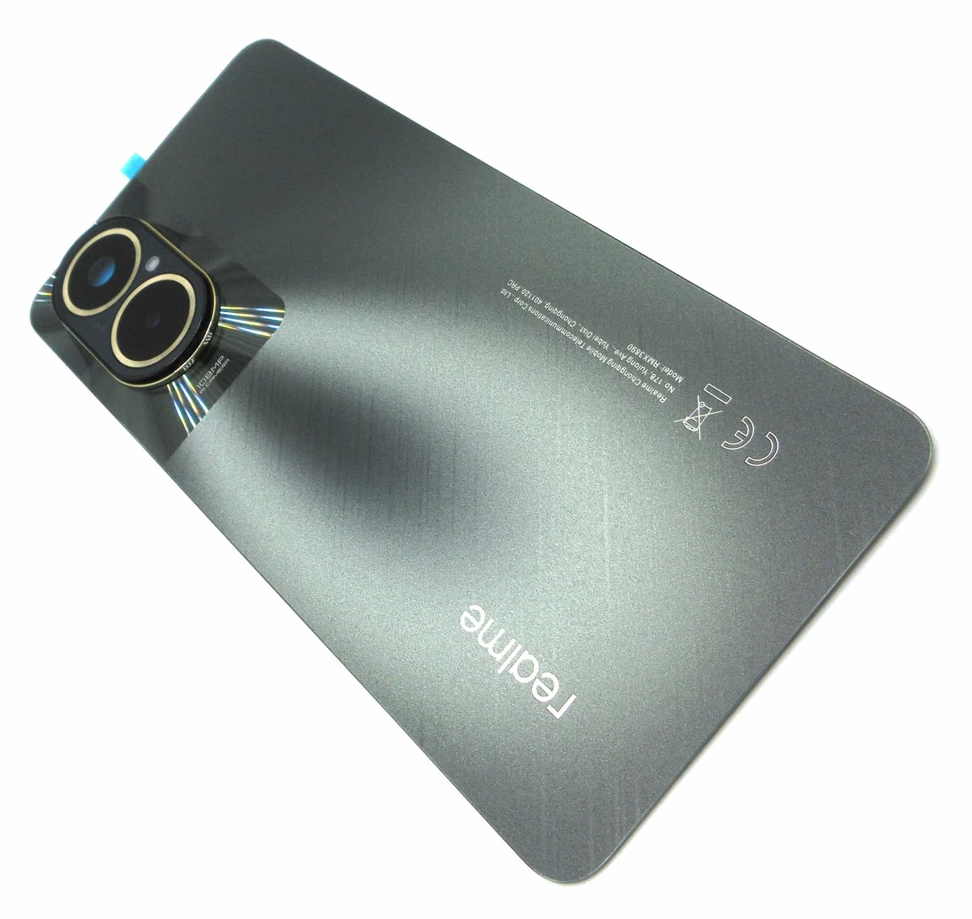 Realme RMX3890 C67 4G Back / Battery Cover - Black Rock - 621033000167
