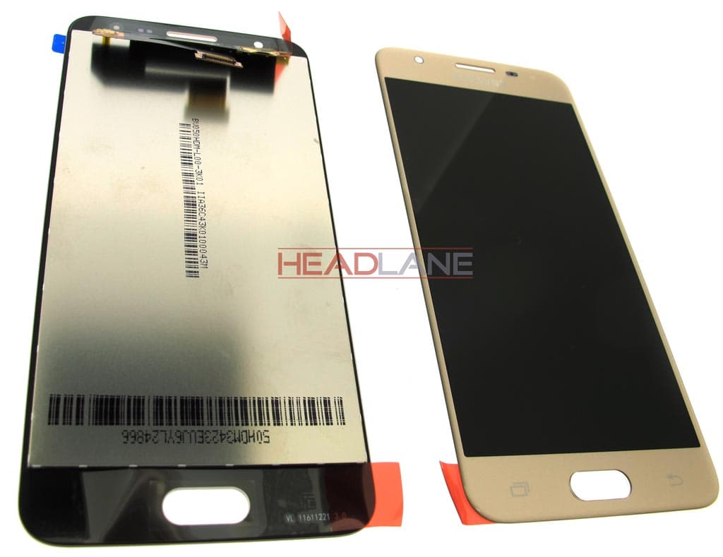 Samsung SM-G570 Galaxy On5 / J5 Prime LCD Display / Screen + Touch - Gold - view 2
