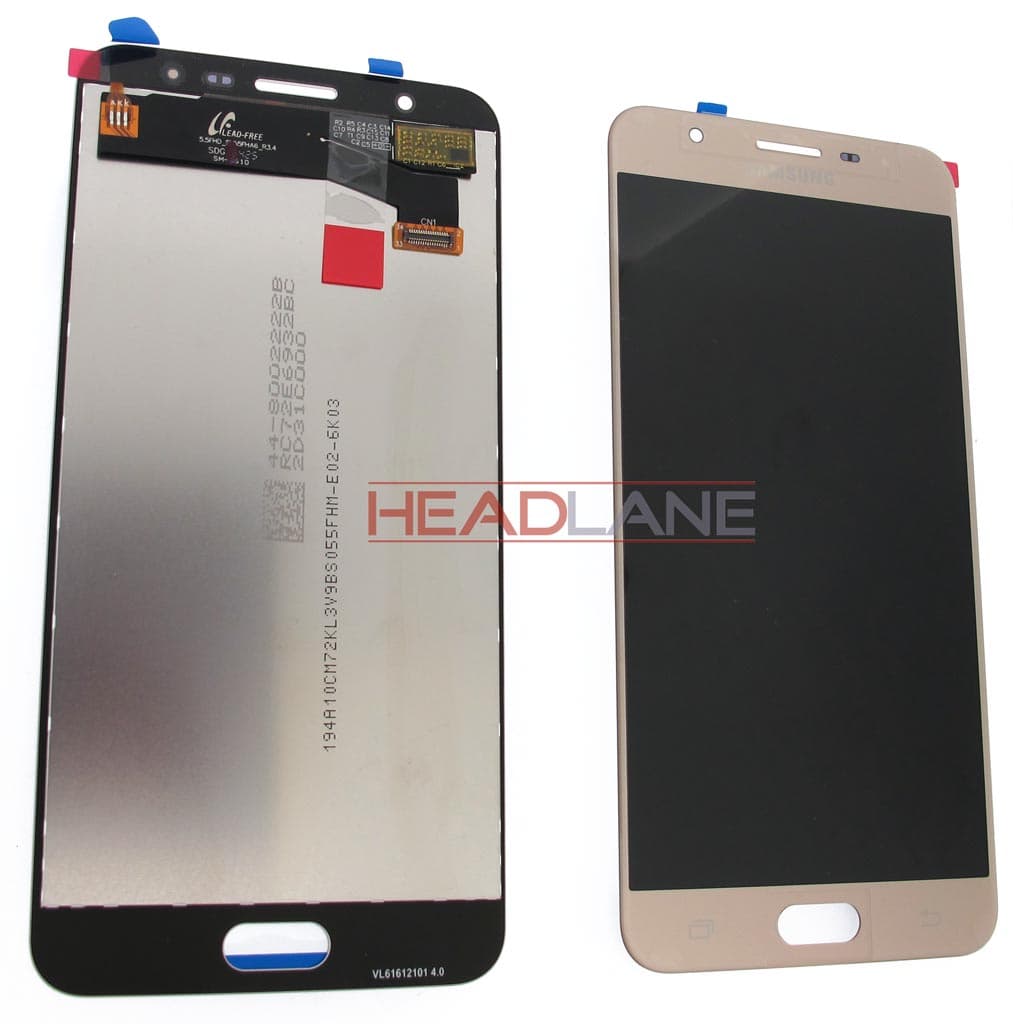 Samsung SM-G610 Galaxy On7 / J7 Prime LCD Display / Screen + Touch - Gold - view 2