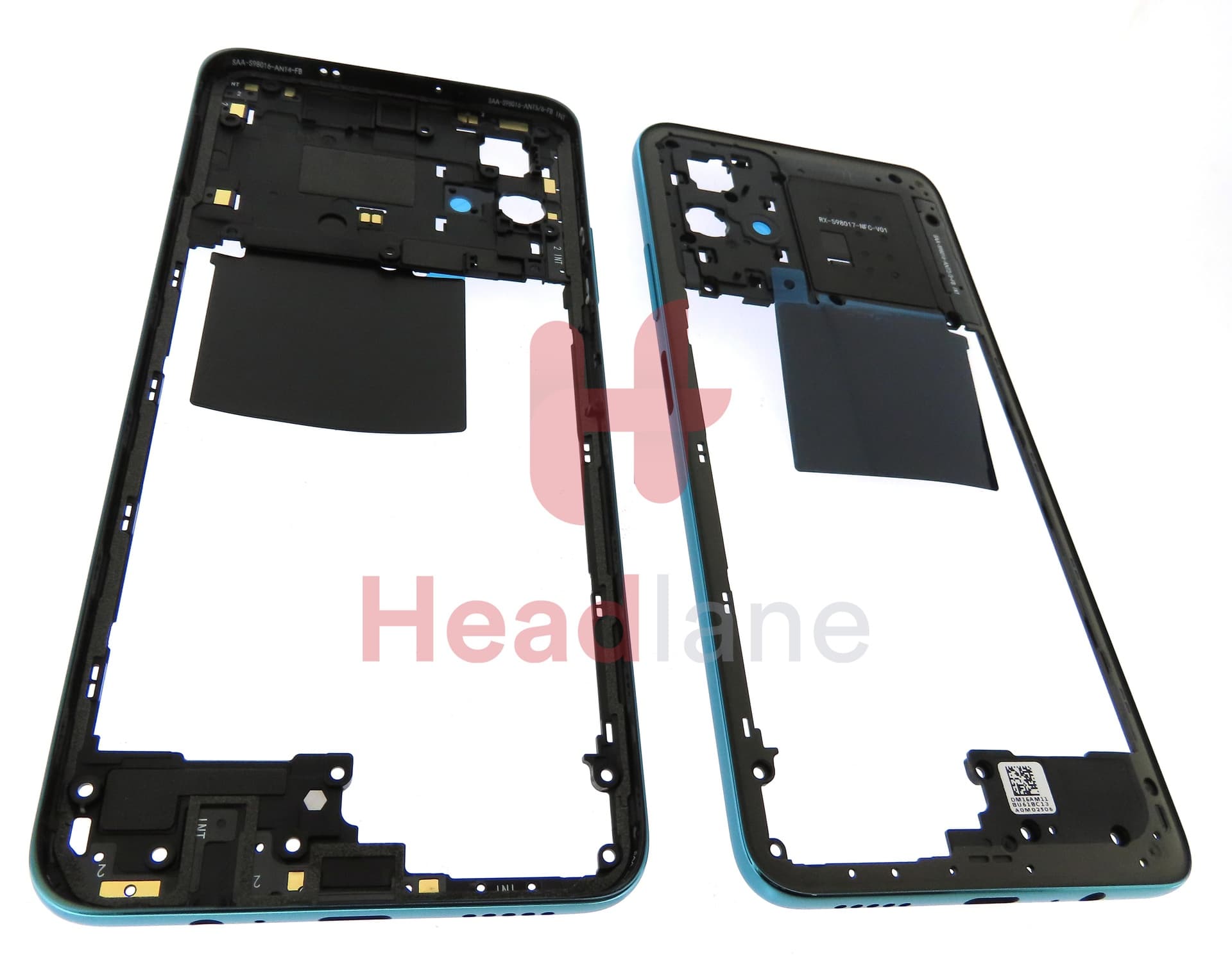 Xiaomi Poco M4 Pro 5G Middle Cover / Chassis - Blue - view 3