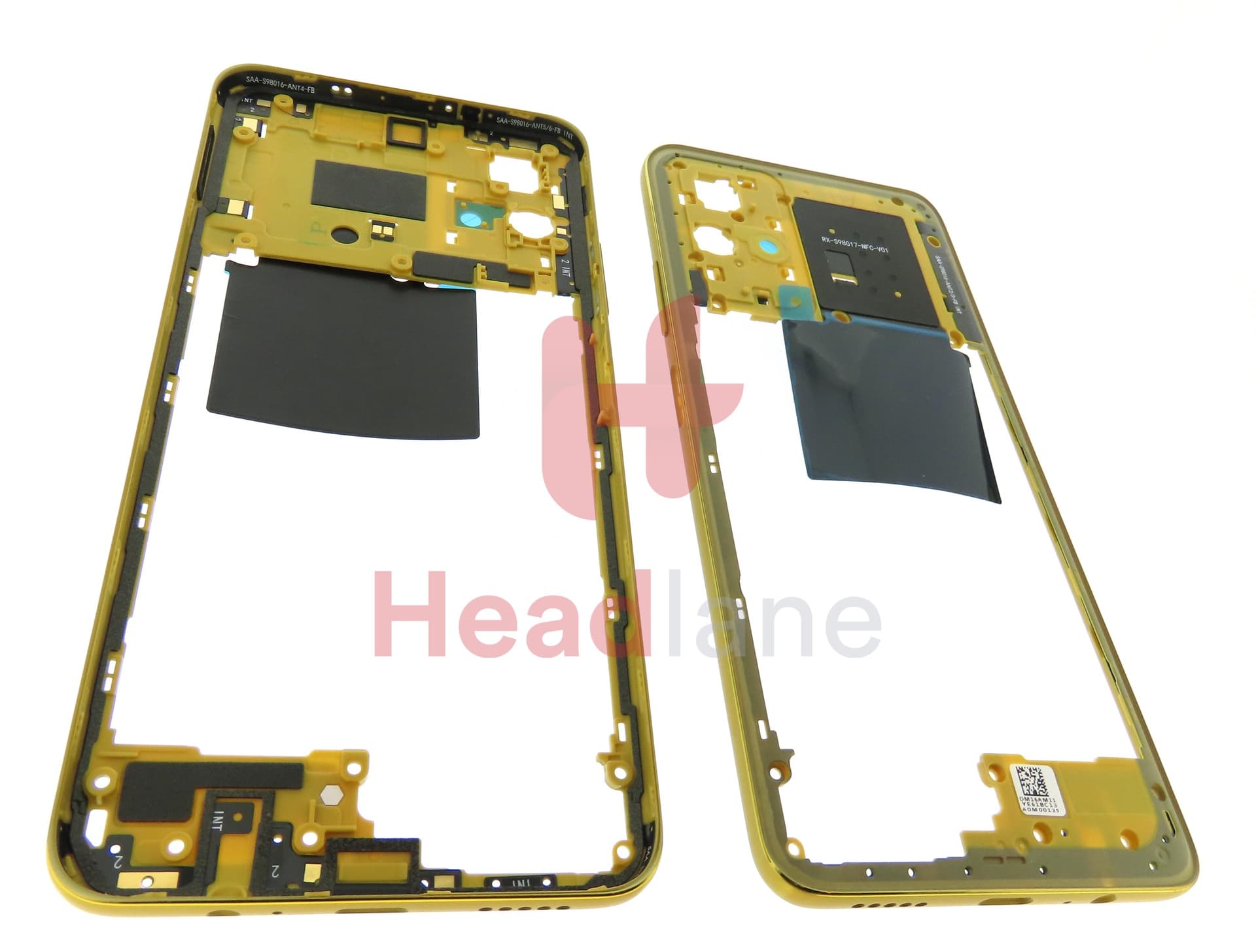 Xiaomi Poco M4 Pro 5G Middle Cover / Chassis - Yellow - view 2