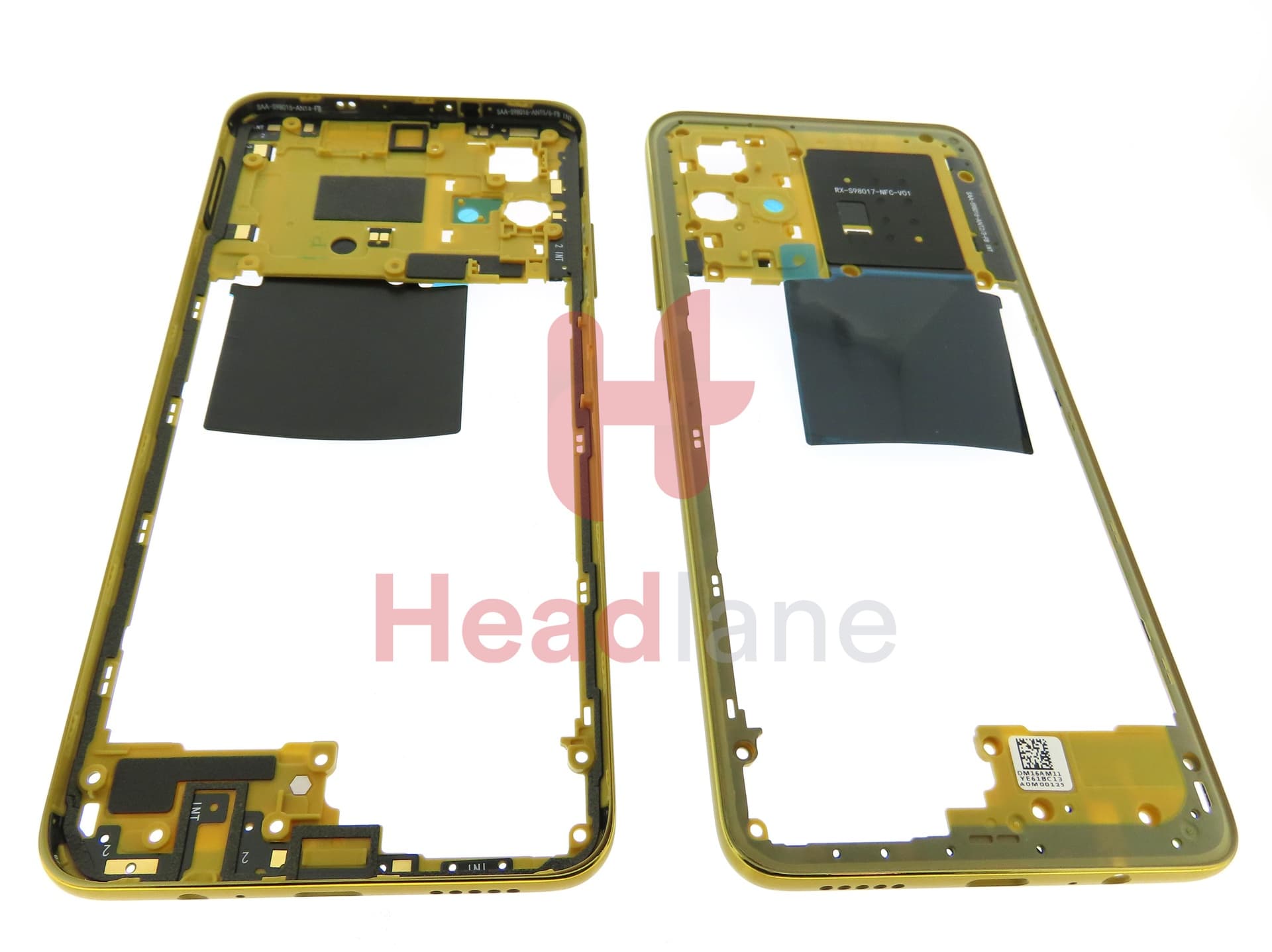 Xiaomi Poco M4 Pro 5G Middle Cover / Chassis - Yellow - view 3