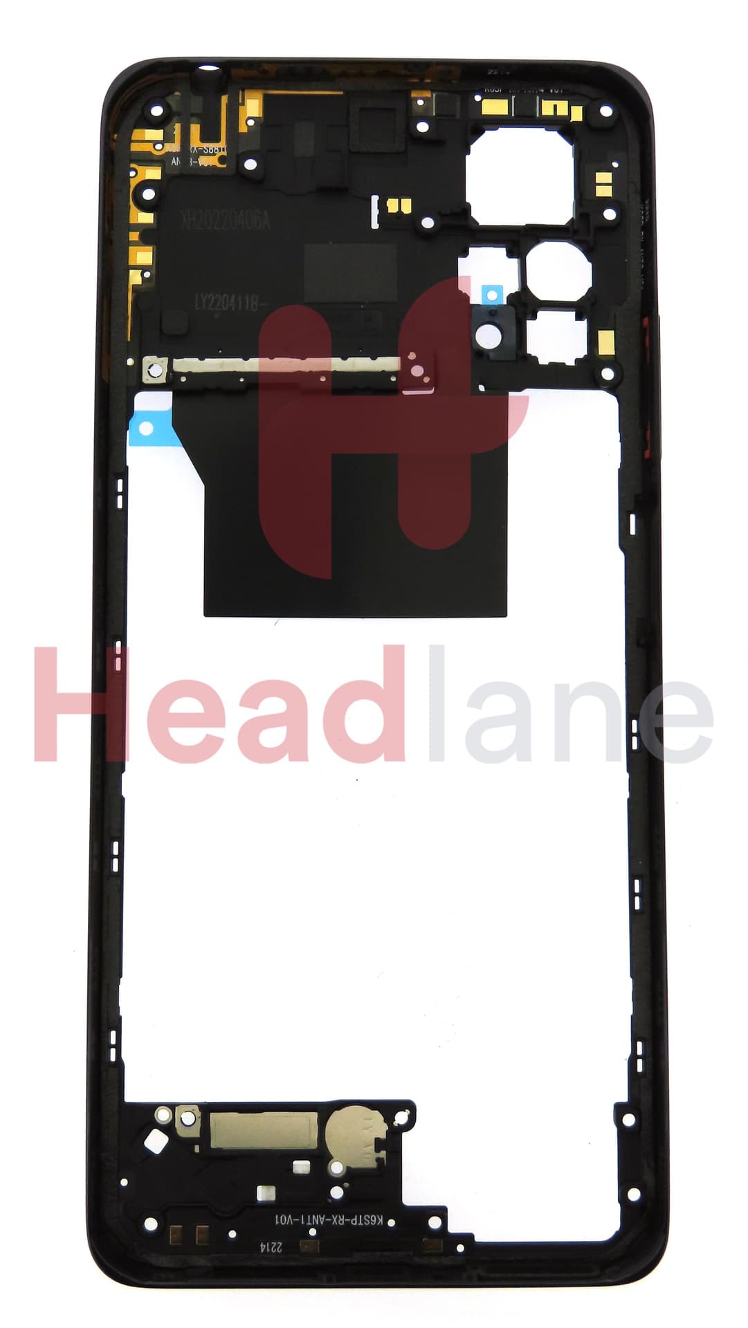 Xiaomi Poco X4 Pro 5G Middle Cover / Chassis - Black - view 2