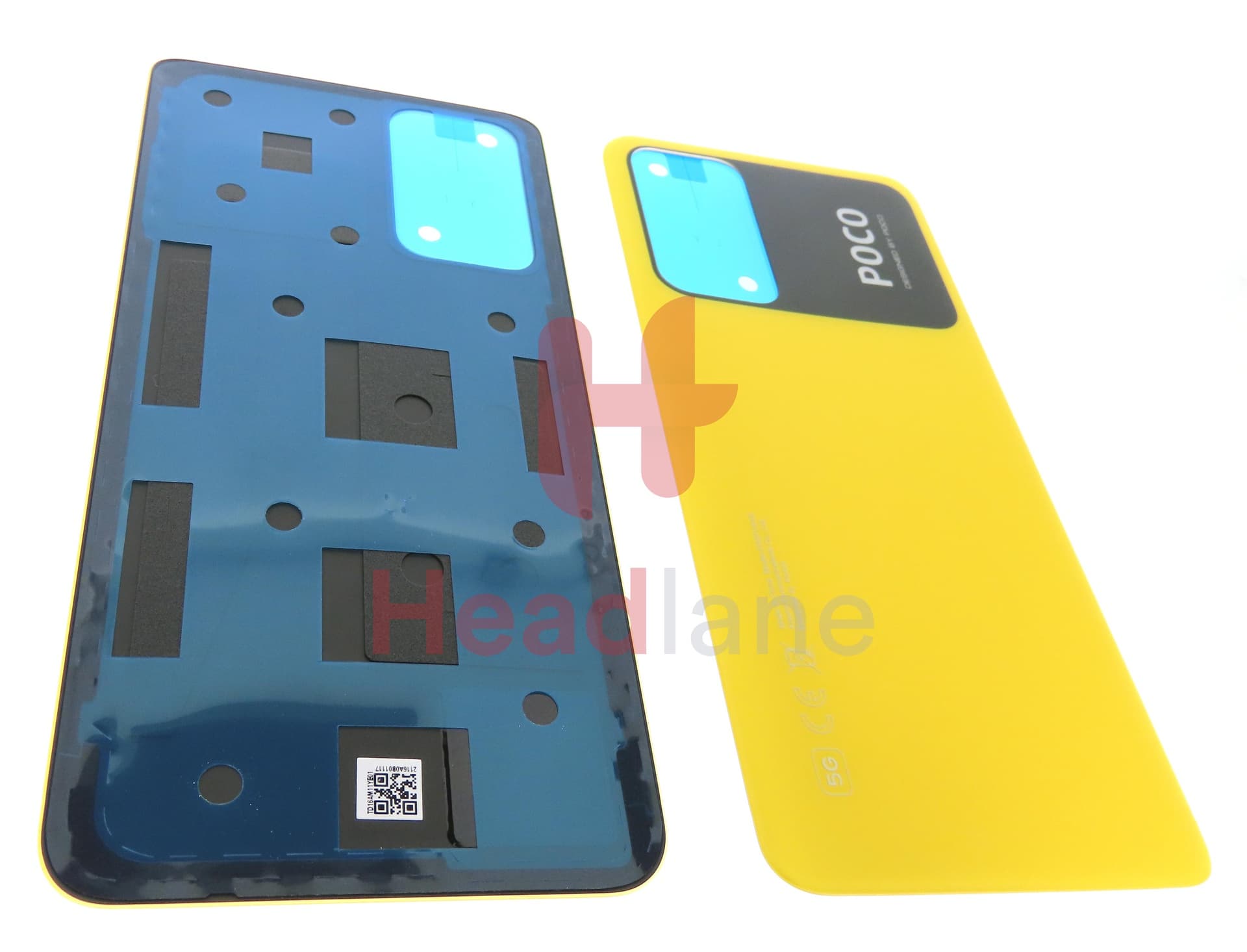 Xiaomi Poco M4 Pro 5G Back / Battery Cover - Yellow - view 2