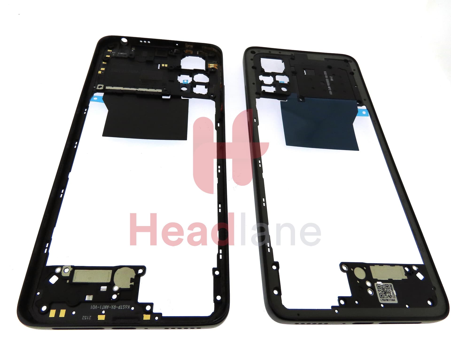 Xiaomi Redmi Note 11 Pro Middle Cover / Chassis - Black - view 3