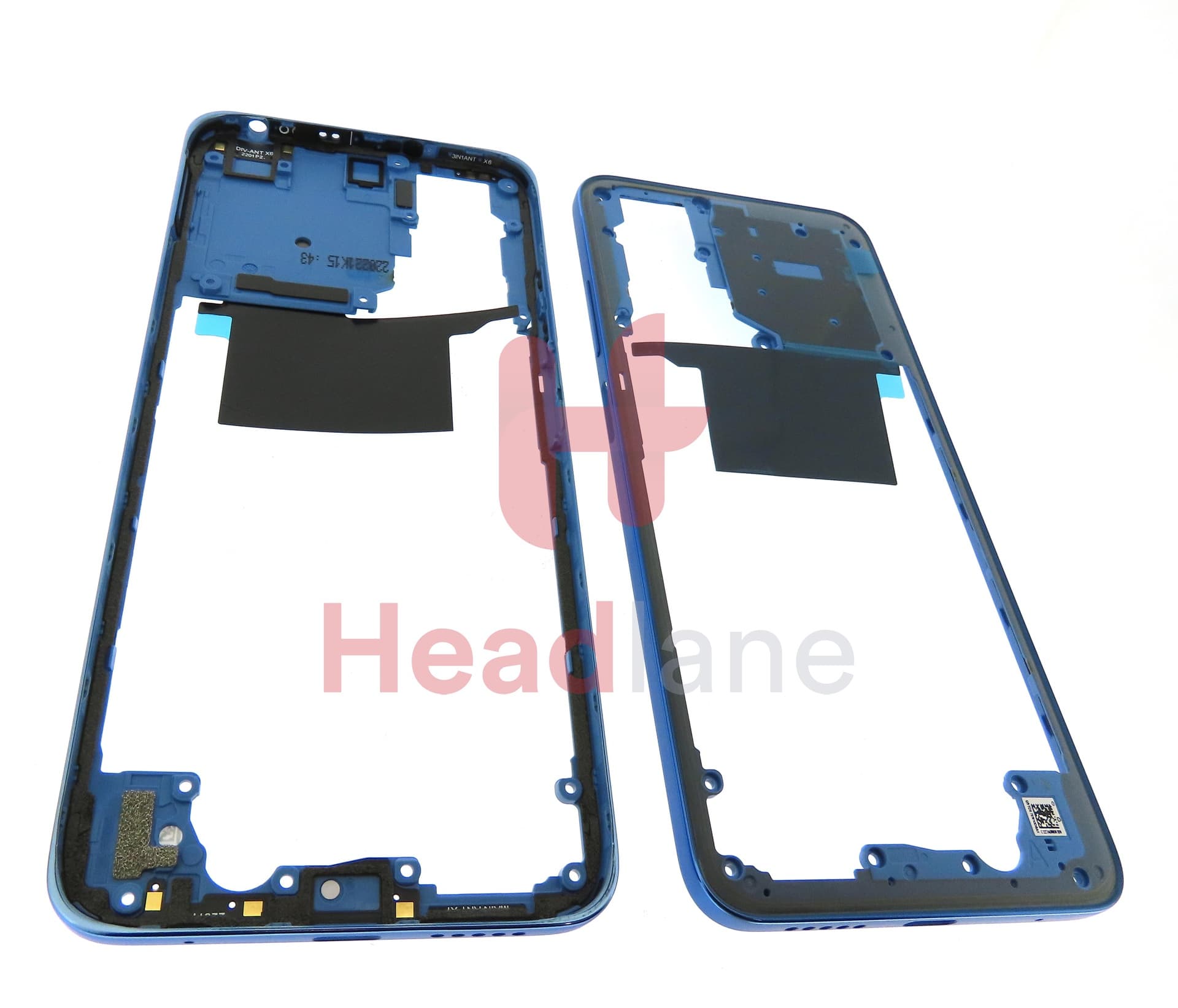 Xiaomi Redmi Note 11 / 11S Middle Cover / Chassis - Blue - view 3