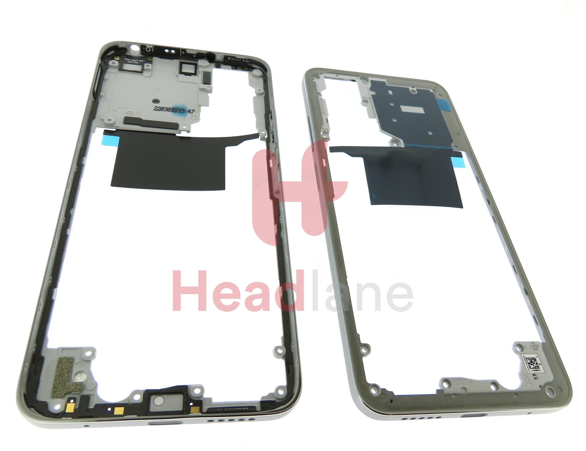 Xiaomi Redmi Note 11S Middle Cover / Chassis - Silver - view 2