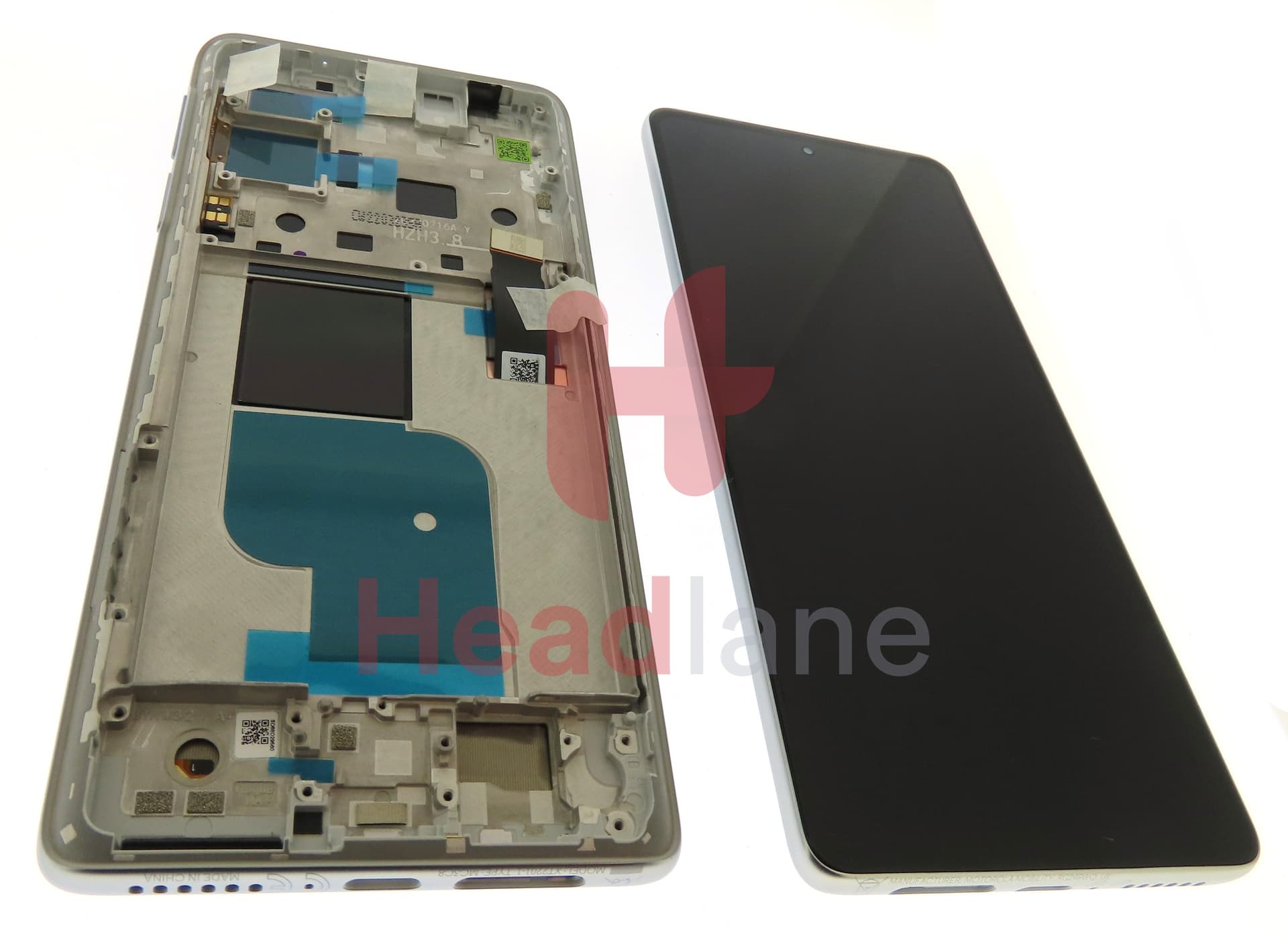 Motorola XT2201 Edge 30 Pro LCD Display / Screen + Touch - White - view 2