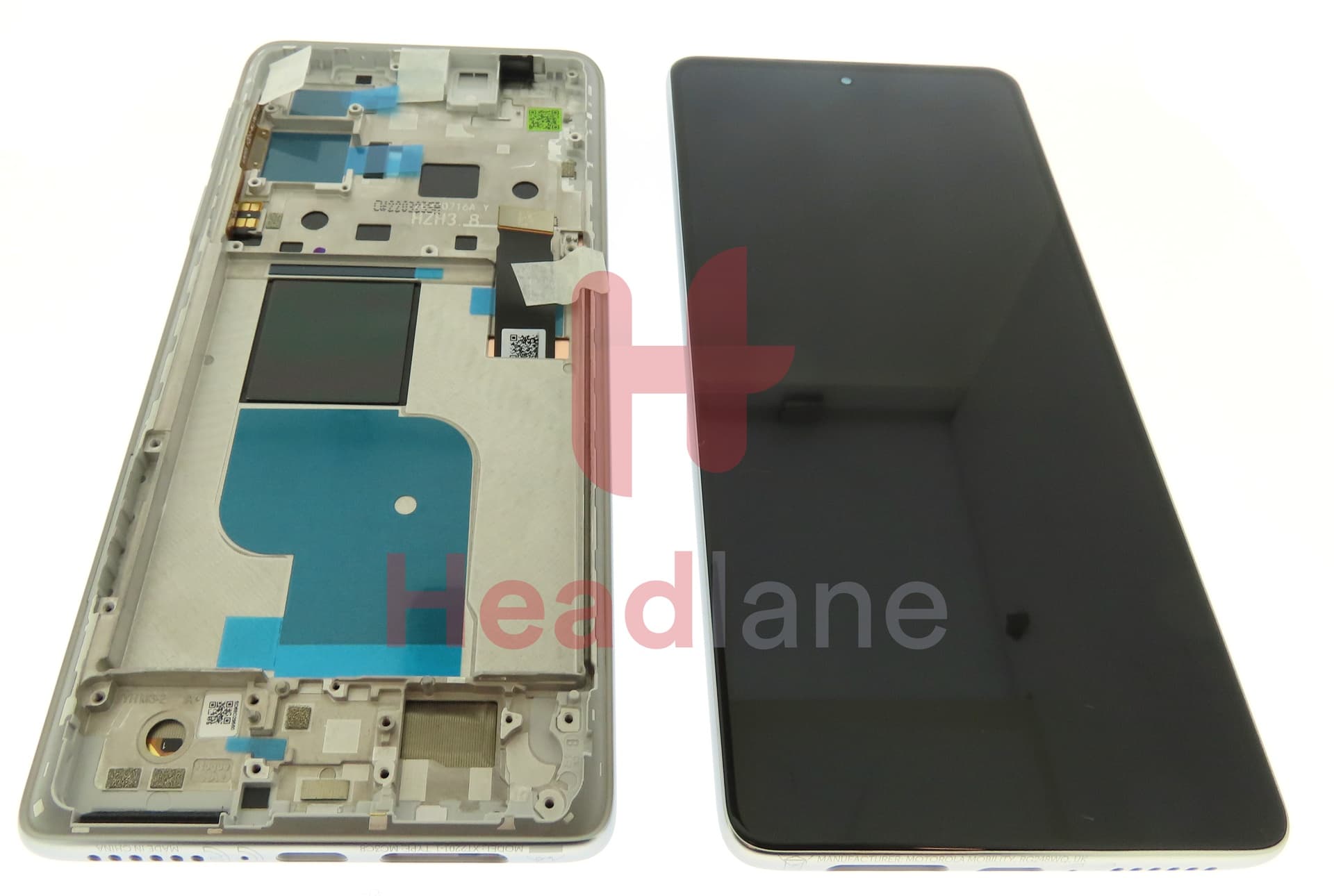 Motorola XT2201 Edge 30 Pro LCD Display / Screen + Touch - White - view 3