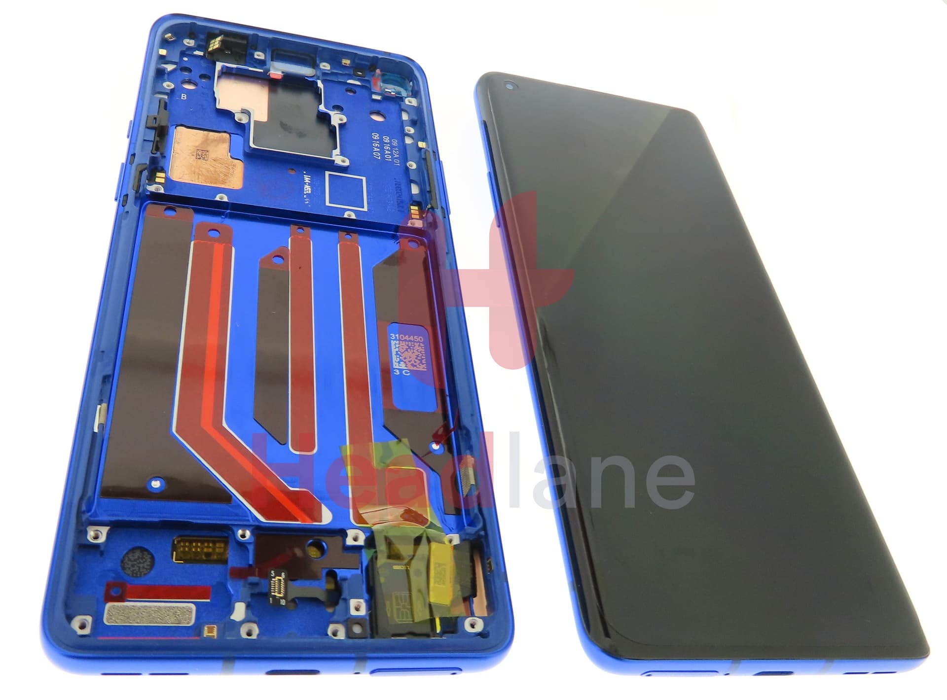 OnePlus 8 Pro LCD Display / Screen + Touch - Ultramarine Blue - view 2
