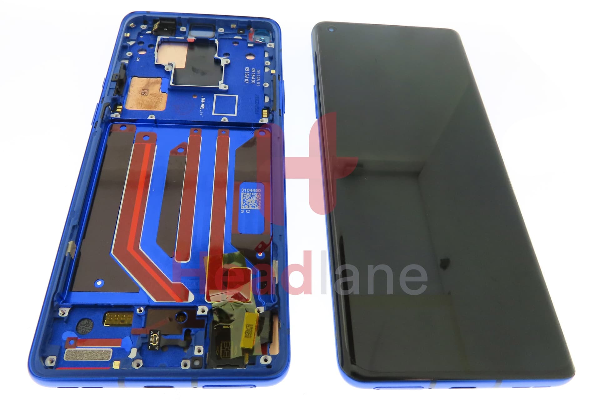 OnePlus 8 Pro LCD Display / Screen + Touch - Ultramarine Blue - view 3