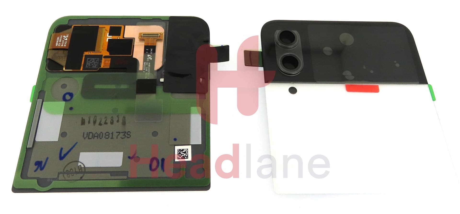 Samsung SM-F721 Galaxy Z Flip4 5G Outer LCD Display / Screen - Bespoke White - view 2