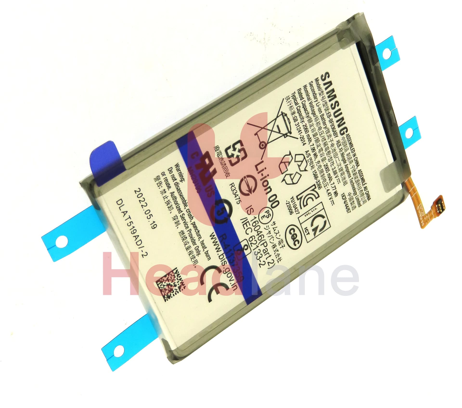 Samsung SM-F936 Galaxy Z Fold4 5G EB-BF936ABY Main Battery - view 2