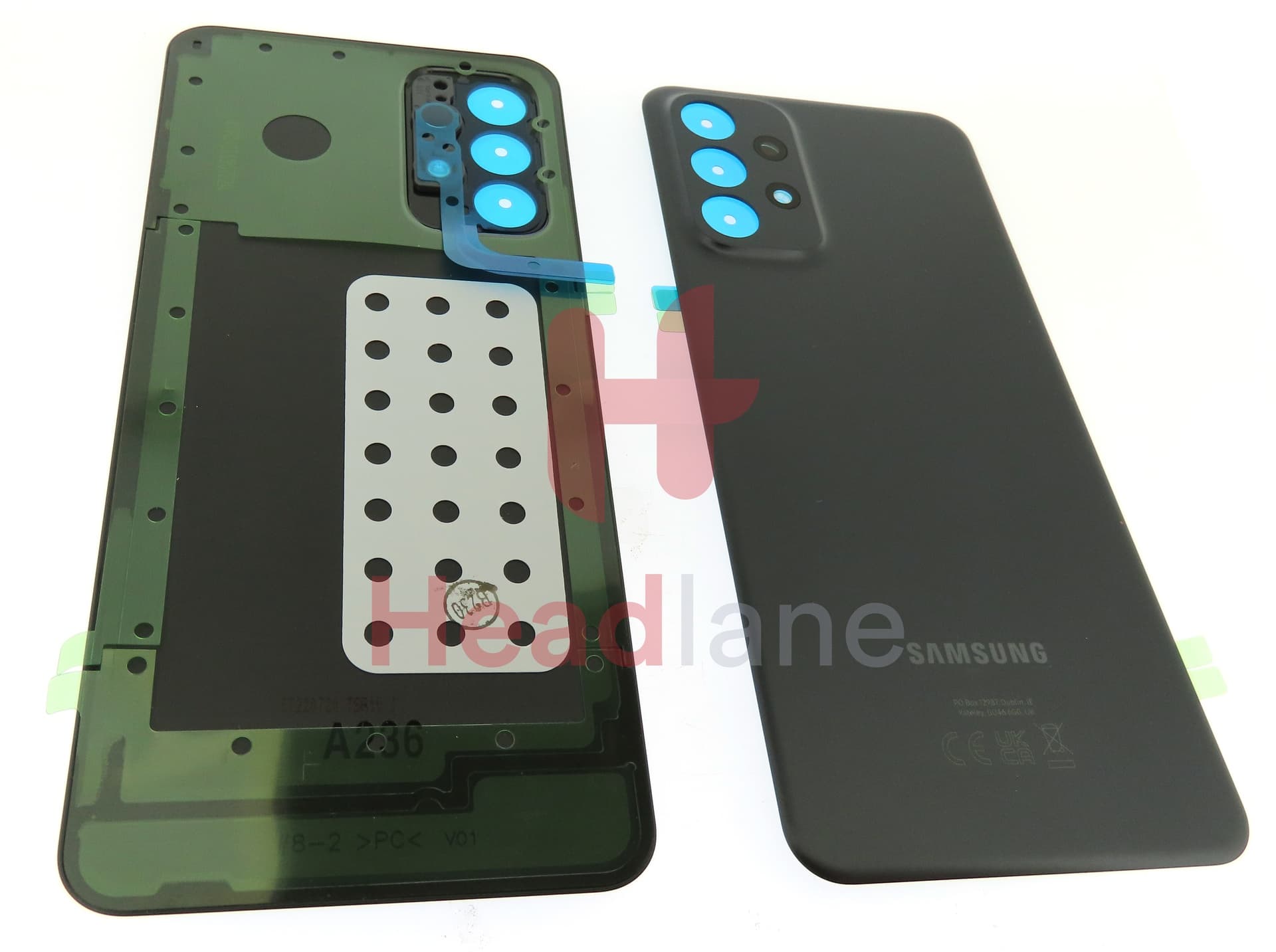 Samsung SM-A236 Galaxy A23 5G Back / Battery Cover - Black - view 2