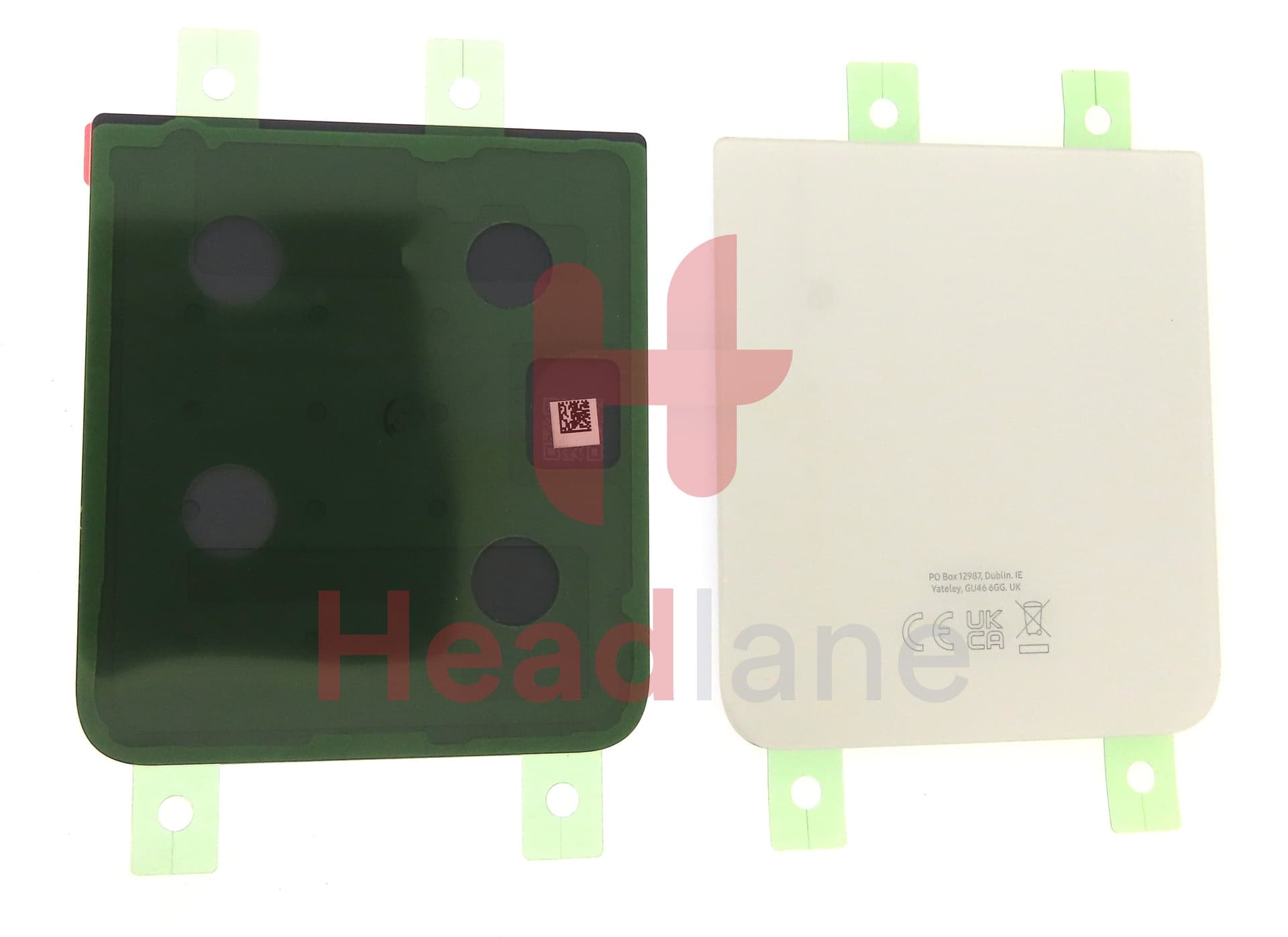 Samsung SM-F721 Galaxy Z Flip4 5G Back / Battery Cover - Bespoke White - view 2