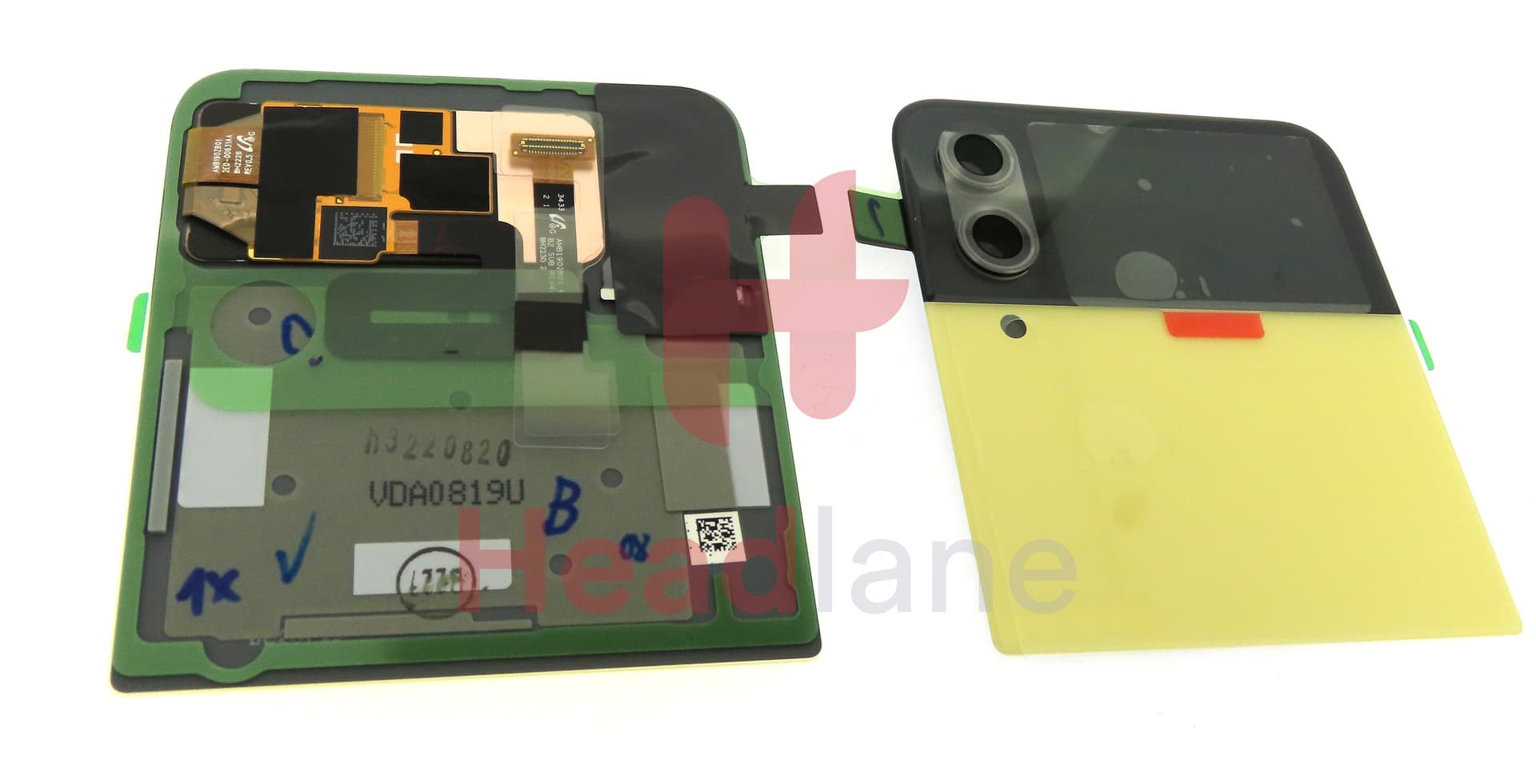 Samsung SM-F721 Galaxy Z Flip4 5G Outer LCD Display / Screen - Bespoke Yellow - view 2