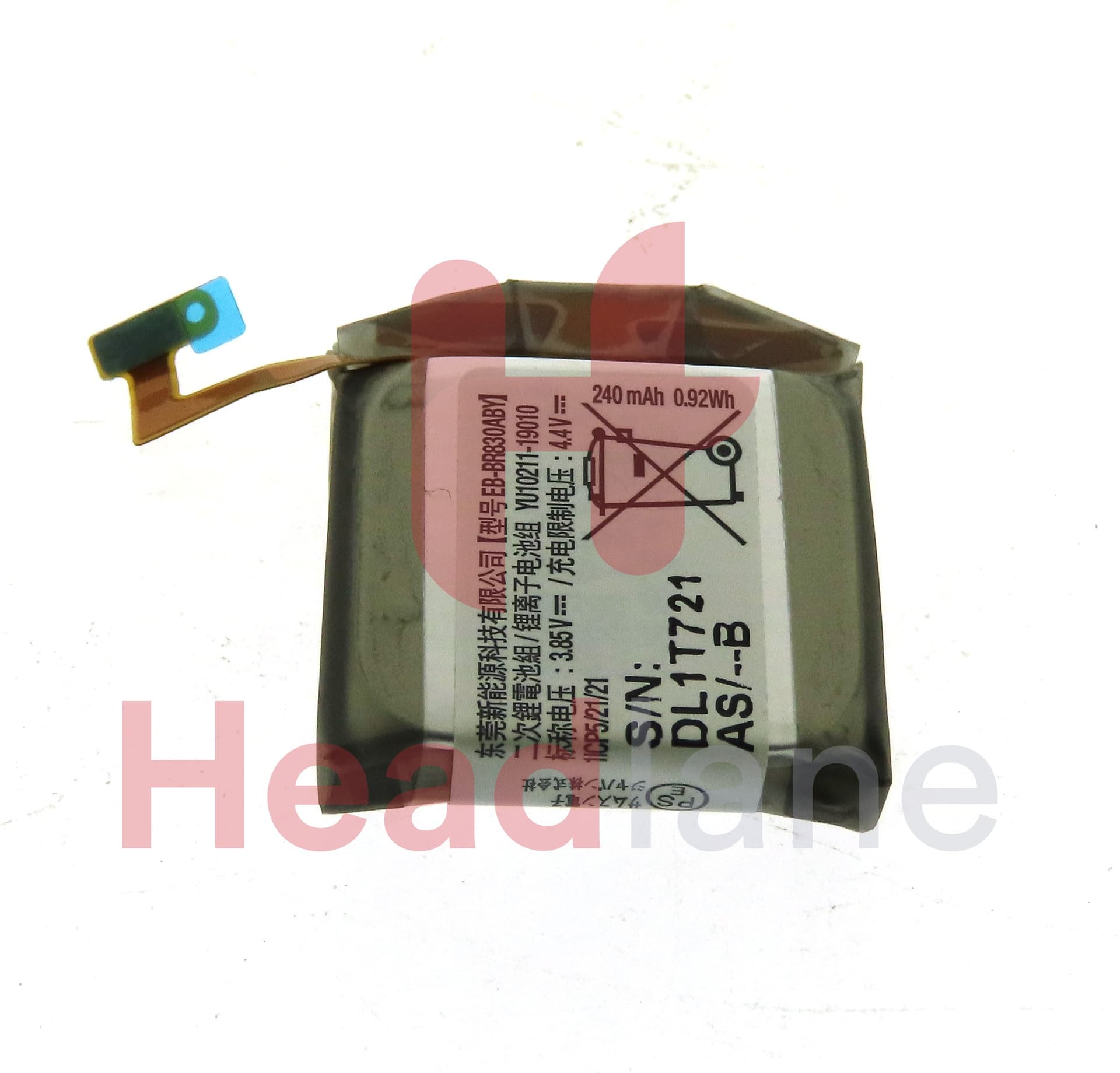 Samsung SM-R830 R850 R855 Galaxy Watch3 Watch Active2 EB-BR830ABY Battery - view 2