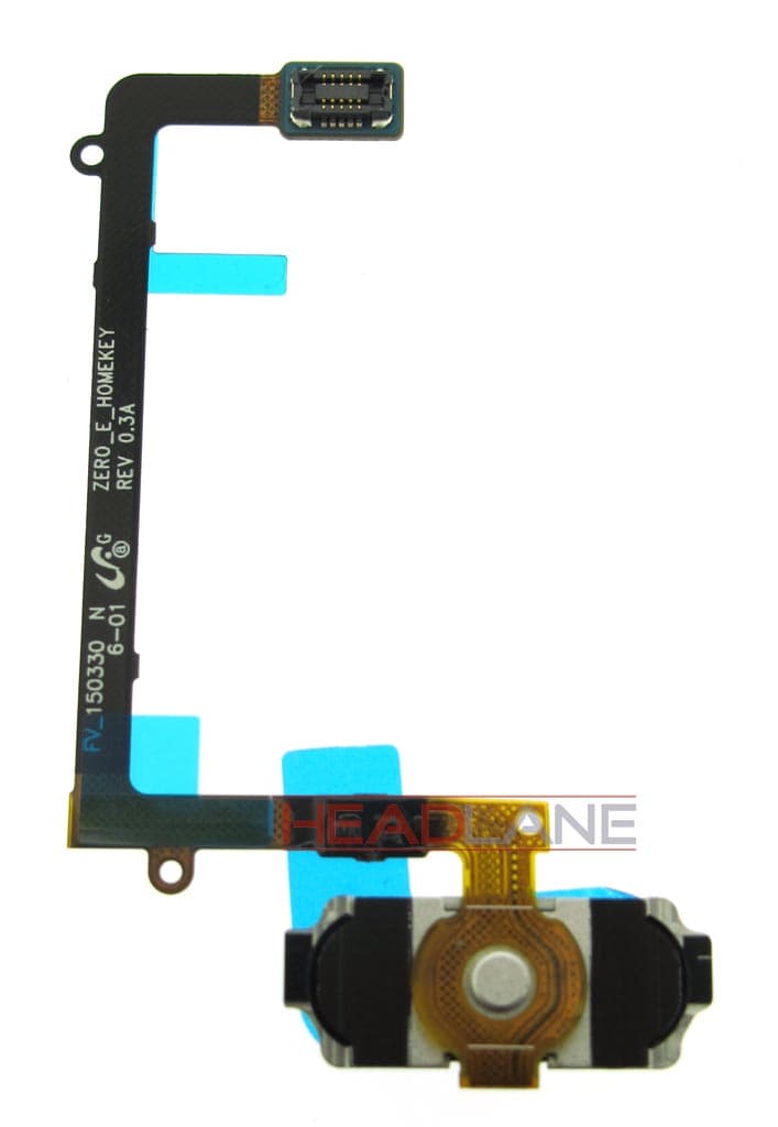 Samsung SM-G925F Galaxy S6 Edge Home Key Flex - Black - view 2