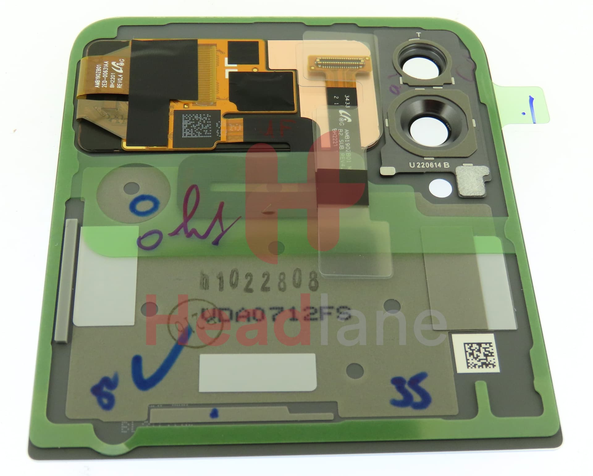 Samsung SM-F721 Galaxy Z Flip4 5G Outer LCD Display / Screen - Blue - view 2