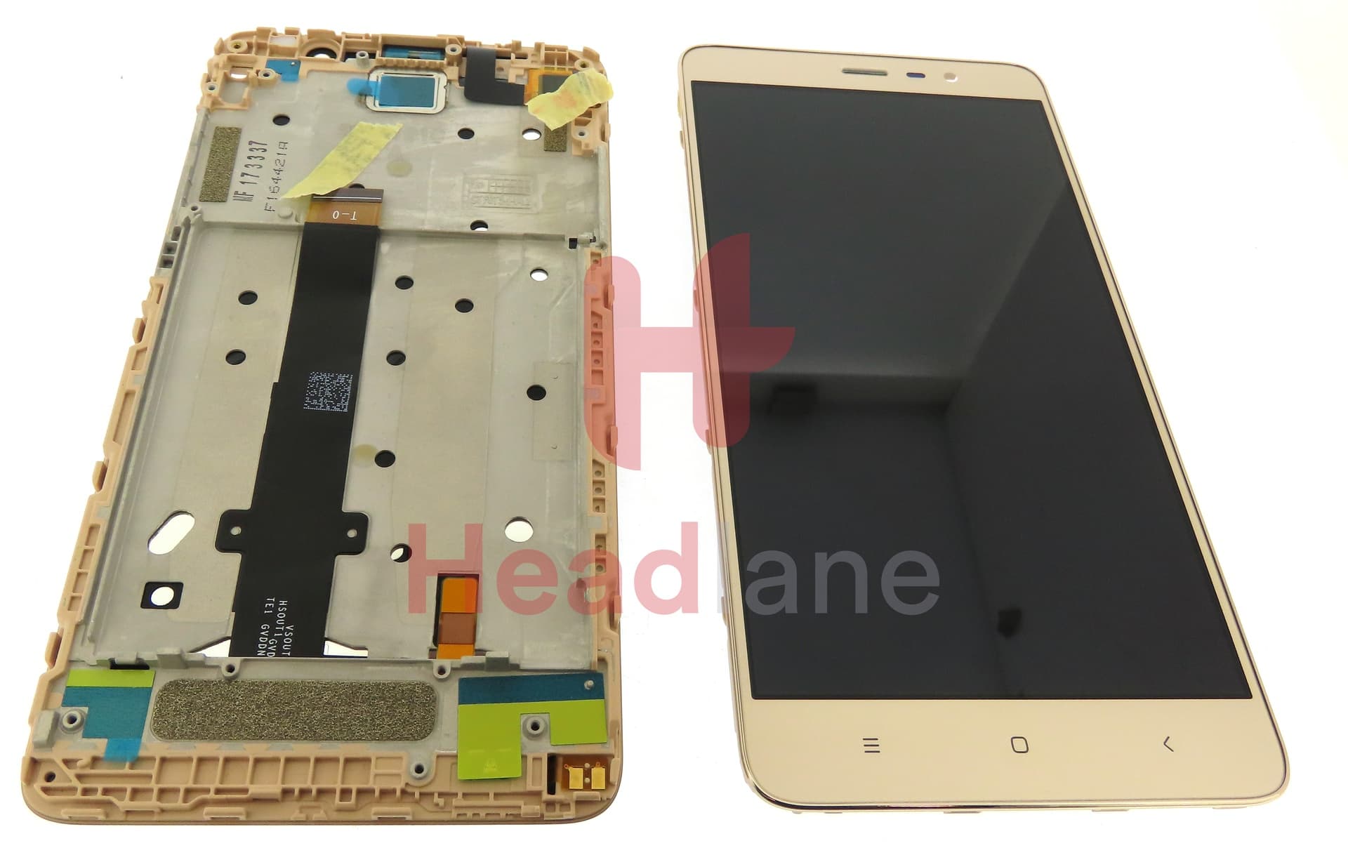 Xiaomi Redmi Note 3 LCD Display / Screen + Touch - Gold - view 3