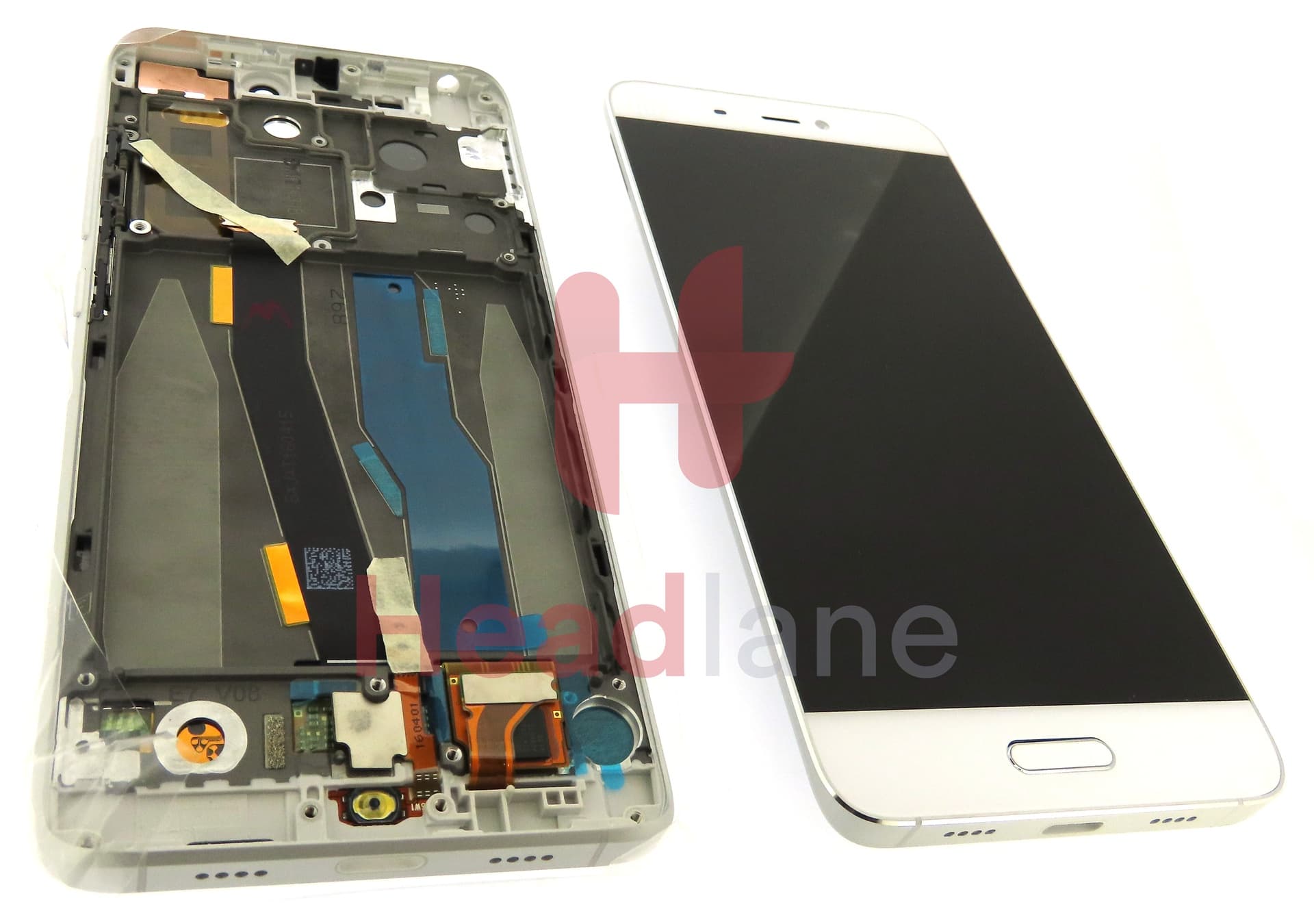 Xiaomi Mi 5 LCD Display / Screen + Touch - White - view 2