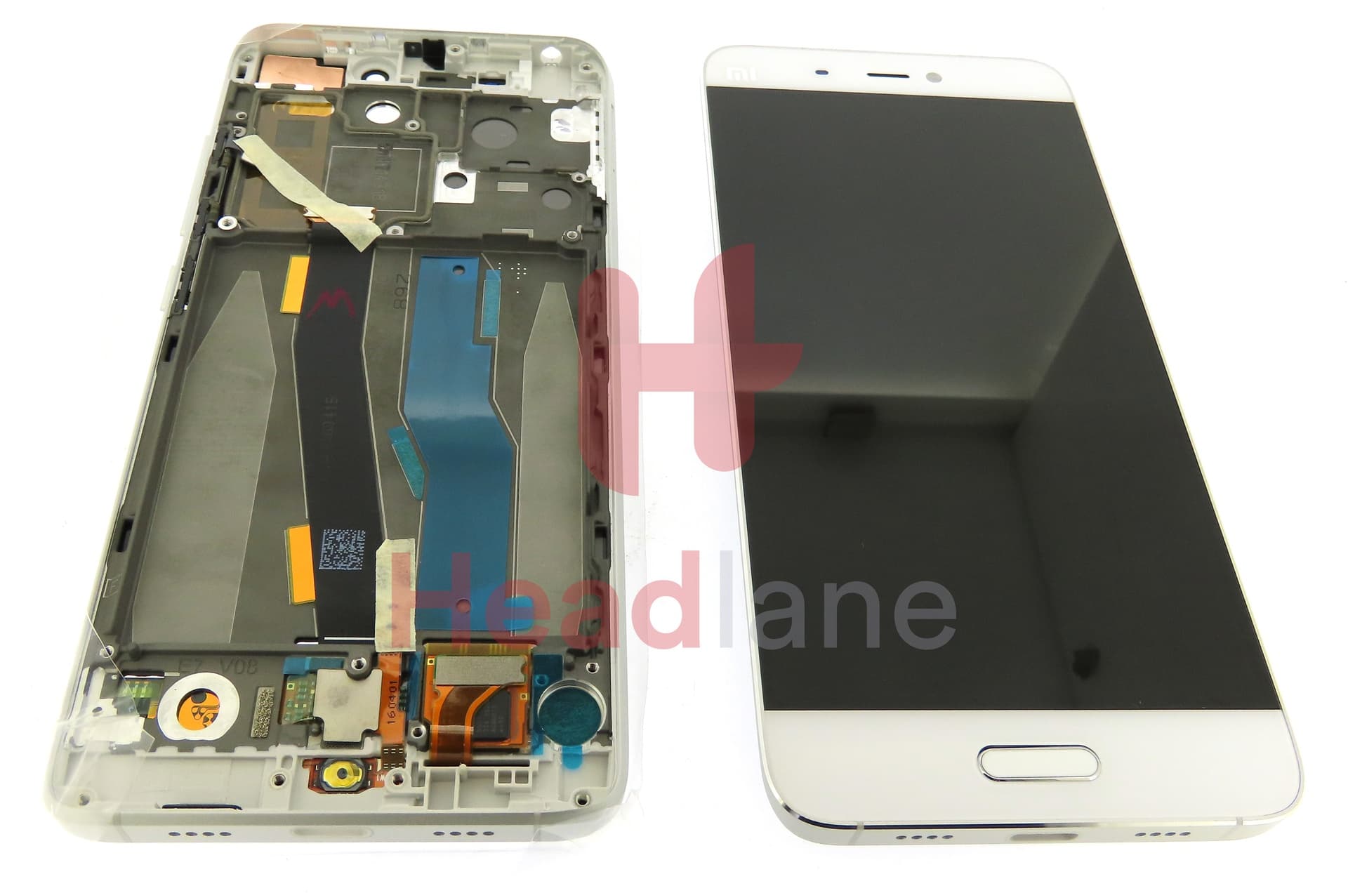 Xiaomi Mi 5 LCD Display / Screen + Touch - White - view 3