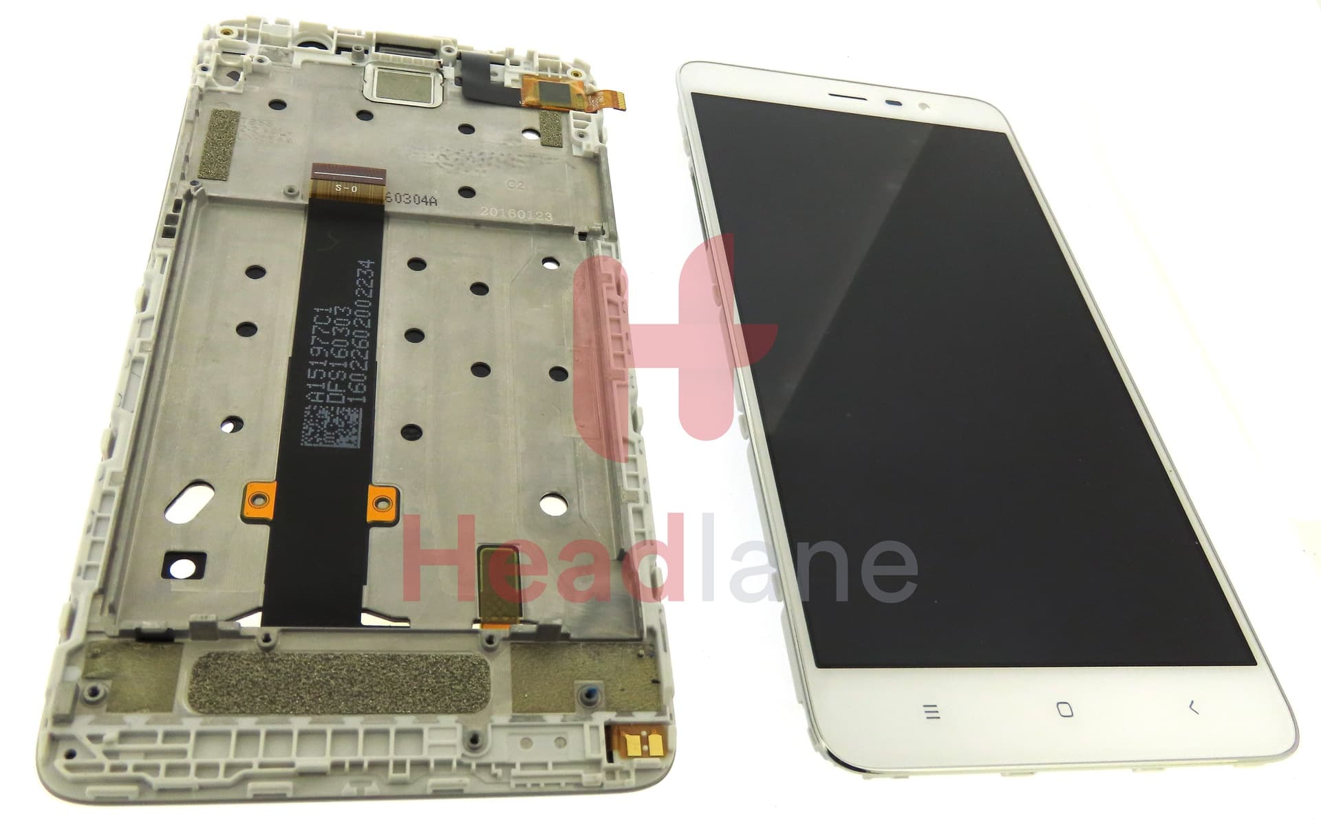 Xiaomi Redmi Note 3 LCD Display / Screen + Touch - Silver - view 2