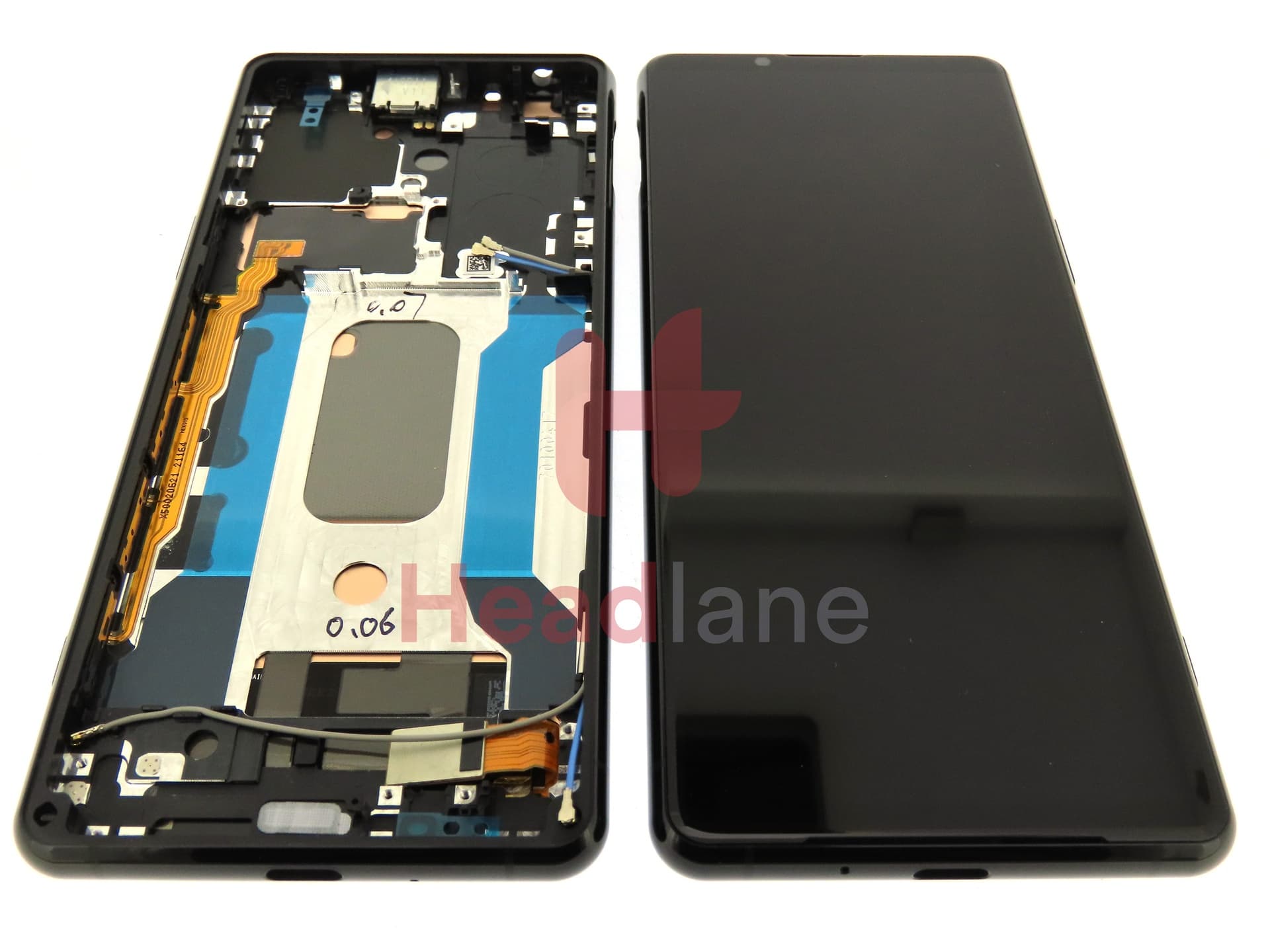 Sony XQ-BQ52 Xperia 5 III LCD Display / Screen + Touch - Black - view 2