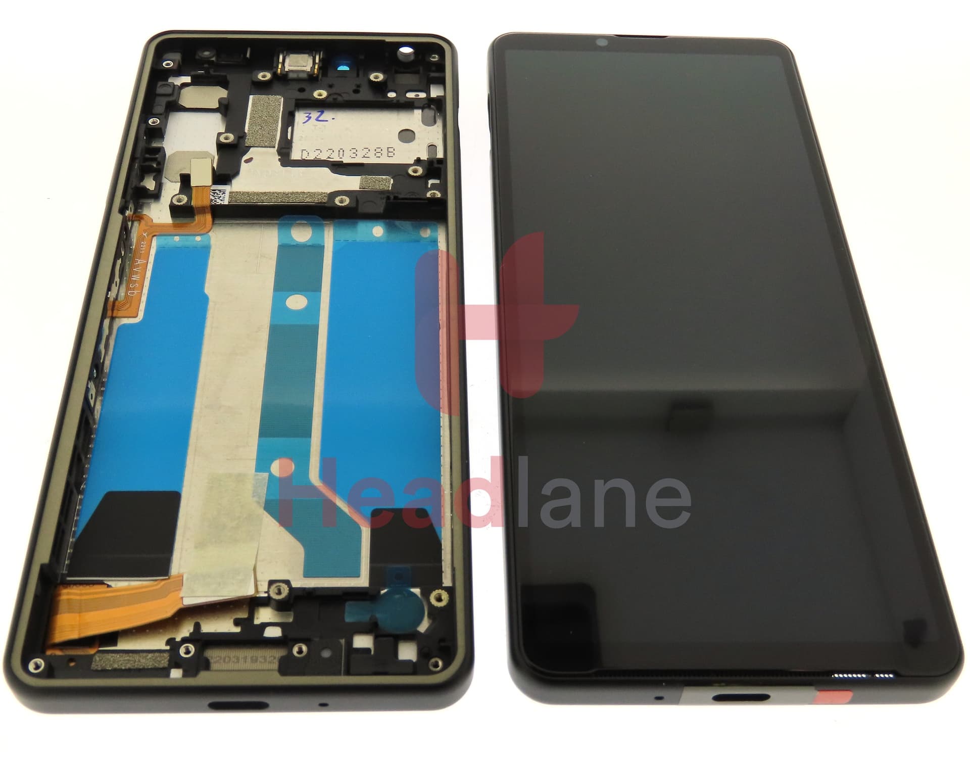 Sony XQ-CC54 Xperia 10 IV LCD Display / Screen + Touch - Black - view 2