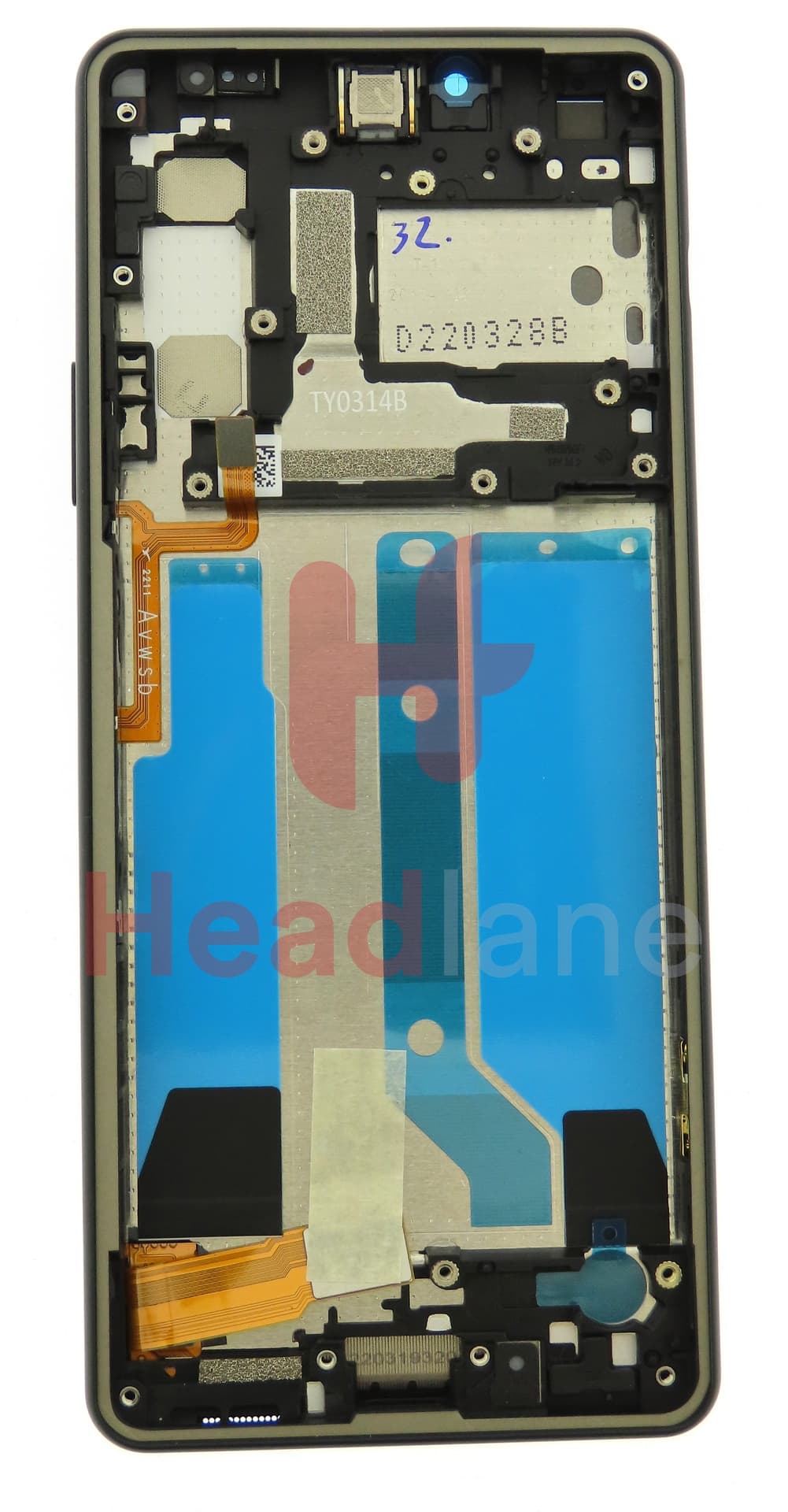 Sony XQ-CC54 Xperia 10 IV LCD Display / Screen + Touch - Black - view 3