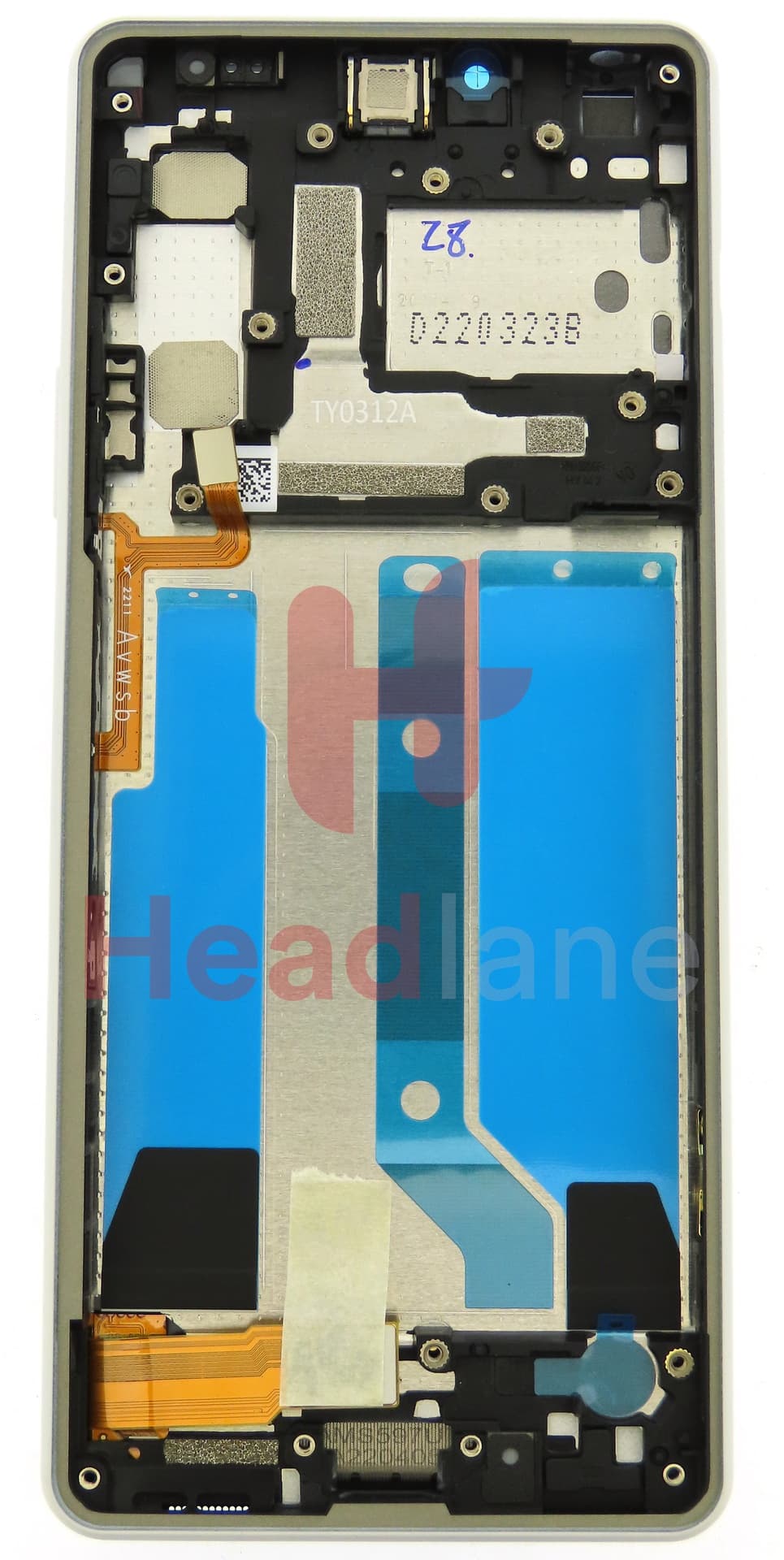 Sony XQ-CC54 Xperia 10 IV LCD Display / Screen + Touch - White - view 3