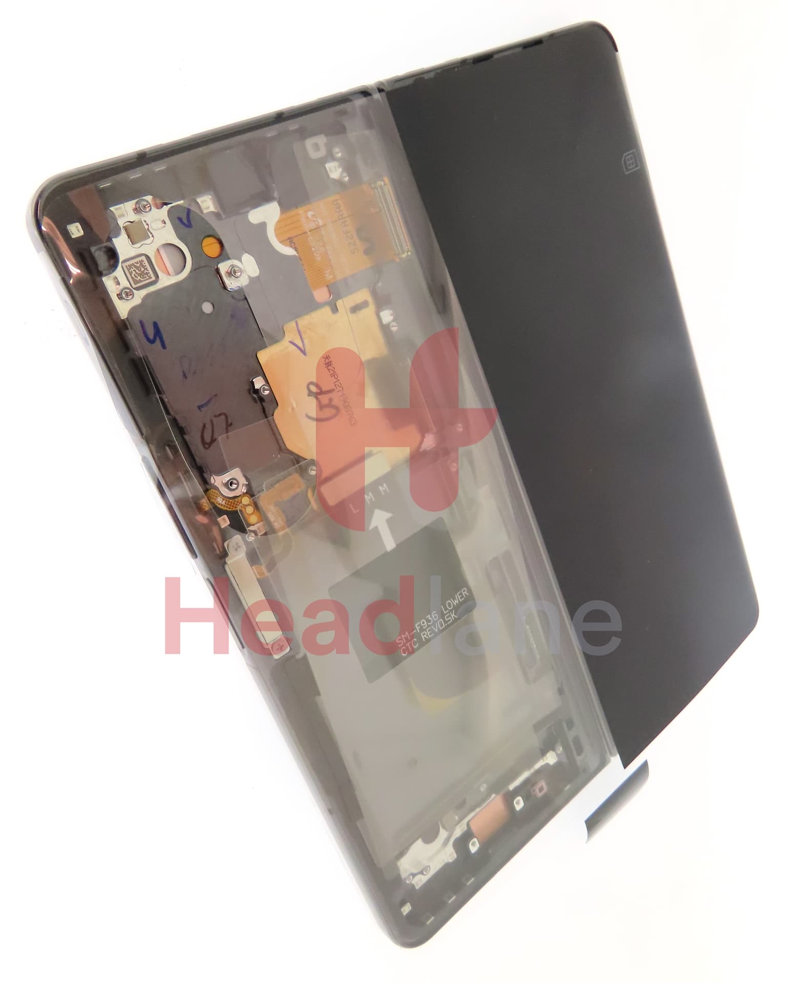 Samsung SM-F936 Galaxy Z Fold4 5G LCD Display / Screen + Touch - Phantom Black - view 3