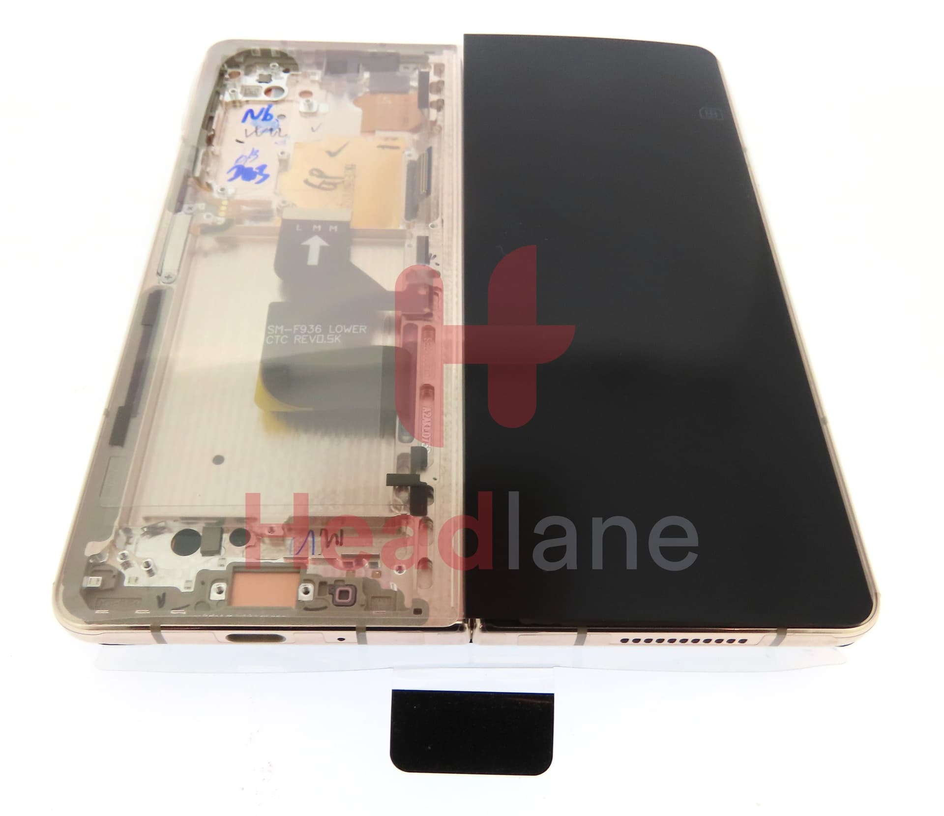 Samsung SM-F936 Galaxy Z Fold4 5G LCD Display / Screen + Touch - Beige - view 2