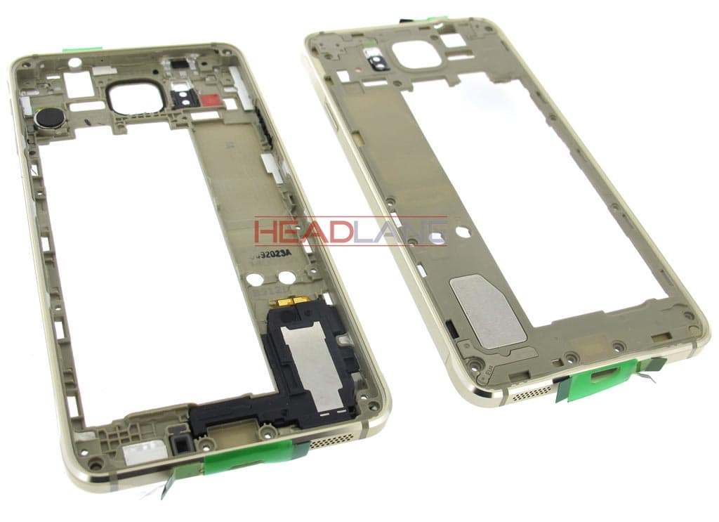 Samsung SM-G850 Galaxy Alpha Middle Cover / Chassis - Gold - view 2