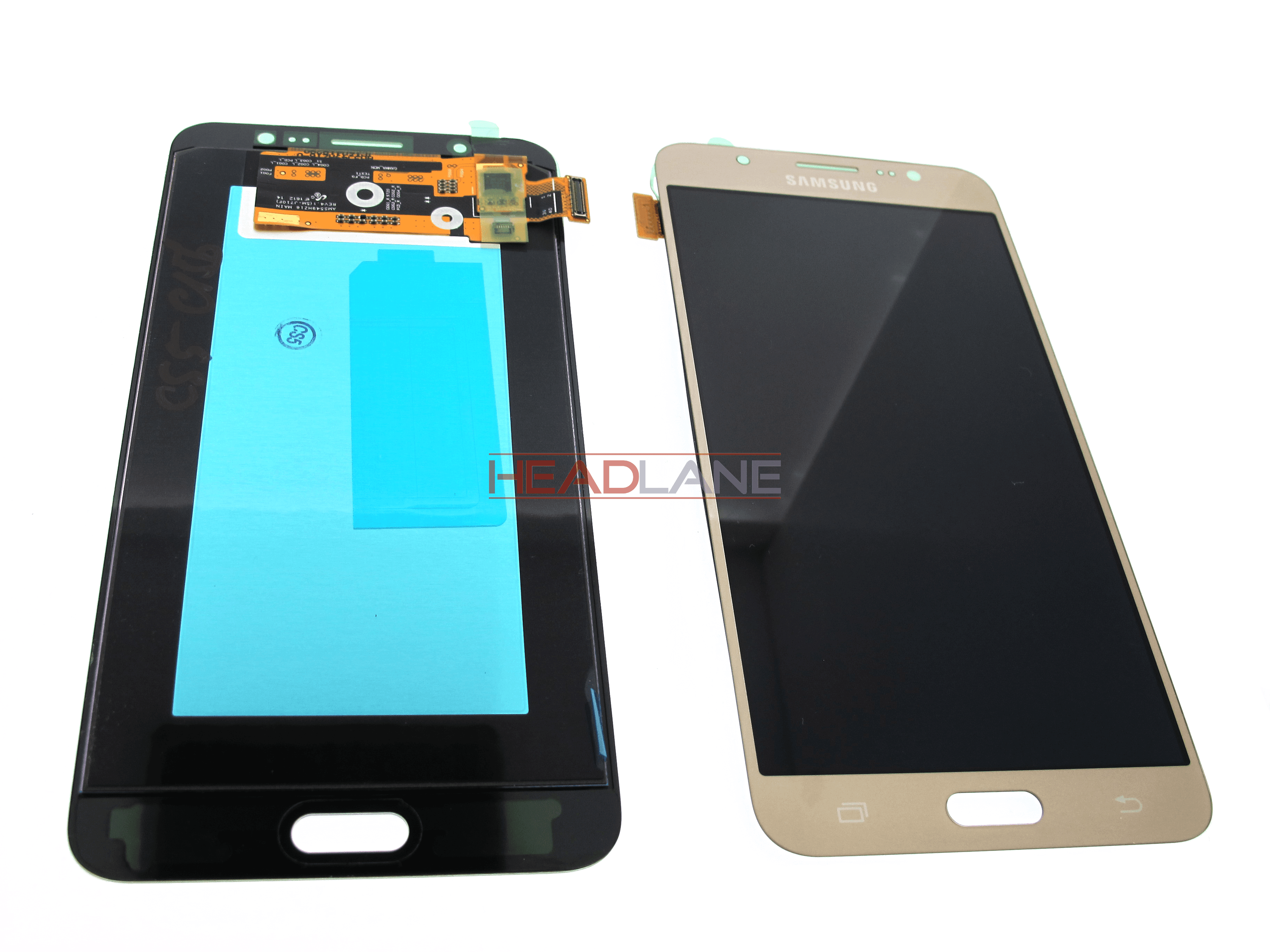 Samsung SM-J710 Galaxy J7 (2016) LCD Display / Screen + Touch - Gold - view 2