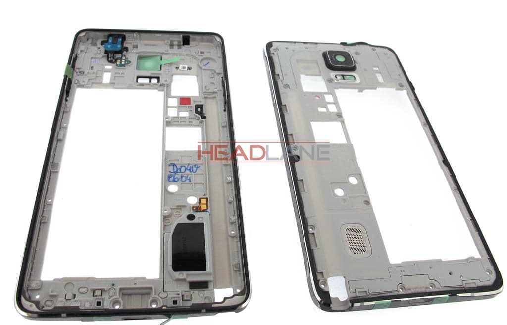 Samsung SM-N910F Galaxy Note 4 Middle Cover/Chassis - Black - view 2