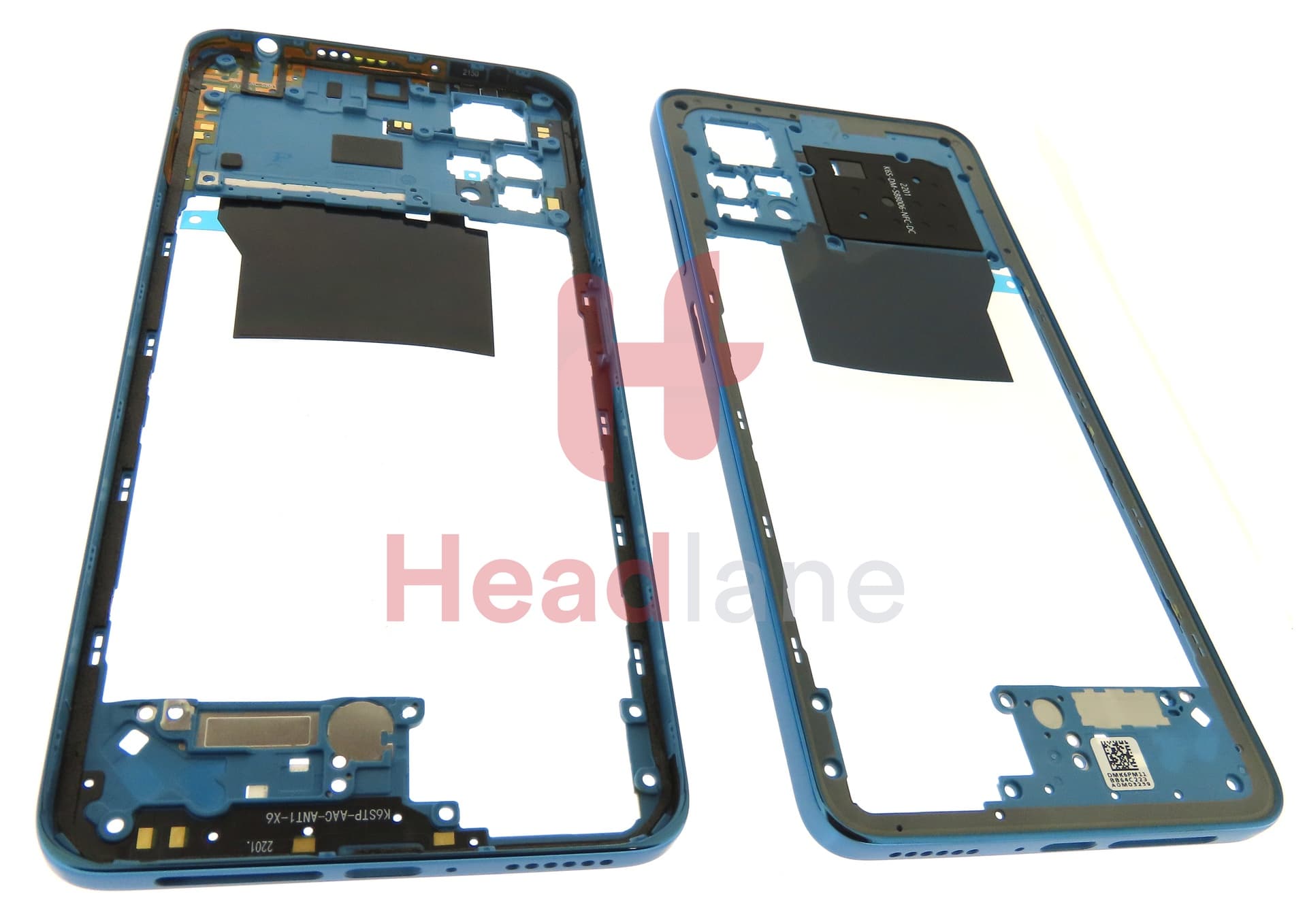 Xiaomi Poco X4 Pro 5G Middle Cover / Chassis - Blue - view 2