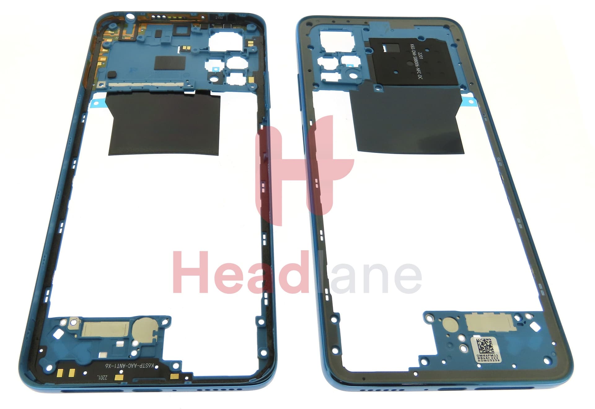 Xiaomi Poco X4 Pro 5G Middle Cover / Chassis - Blue - view 3