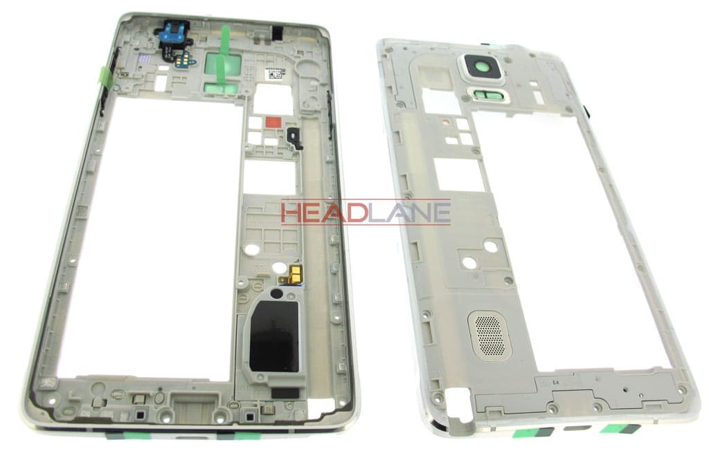 Samsung SM-N910 Galaxy Note 4 Middle Cover / Chassis - White - view 2