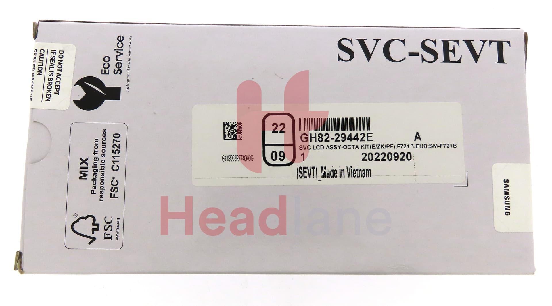 Samsung SM-F721 Galaxy Z Flip4 5G LCD Display / Screen + Touch + Battery - Bespoke Navy - view 4