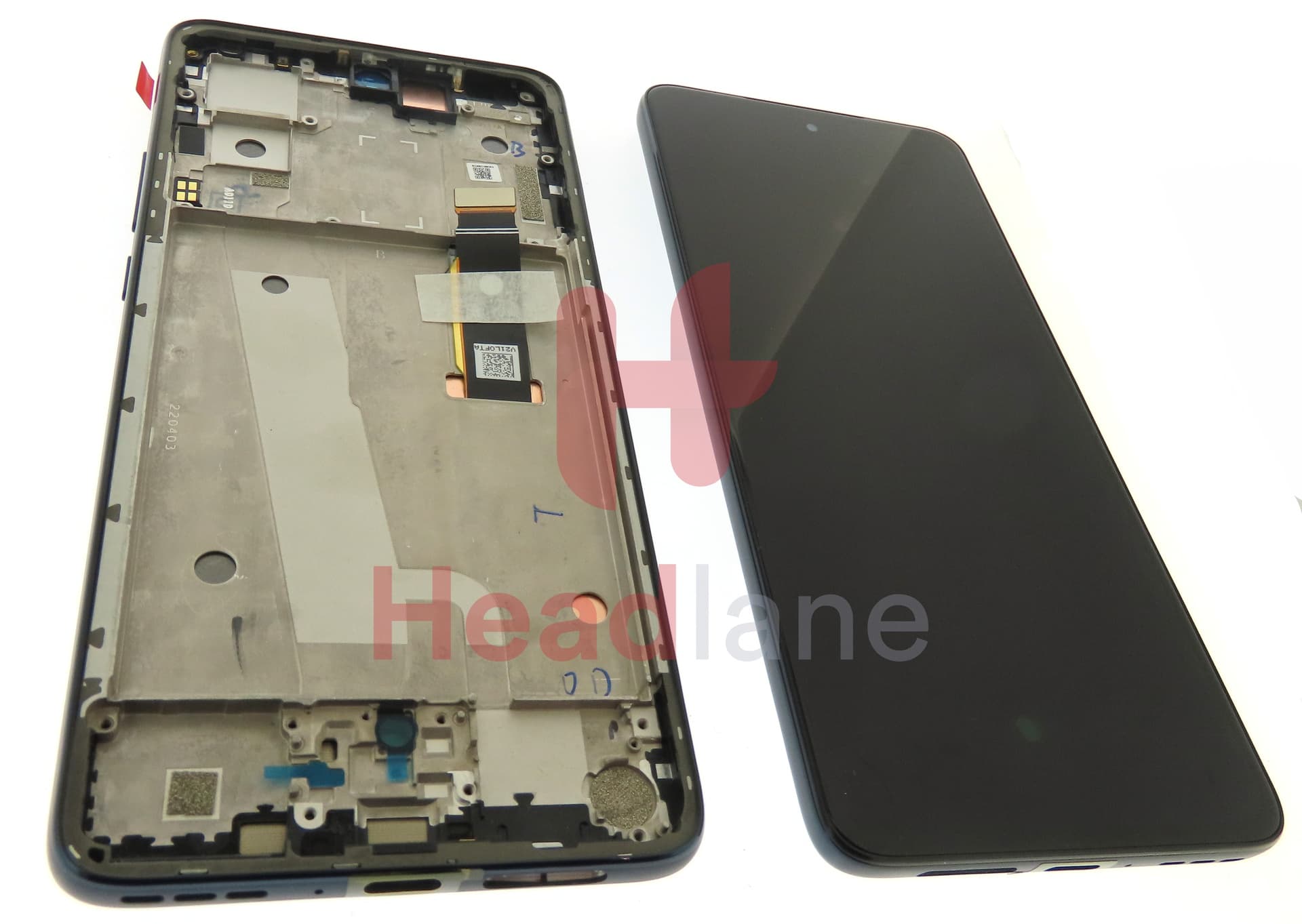 Motorola XT2203 Edge 30 LCD Display / Screen + Touch - Black - view 2