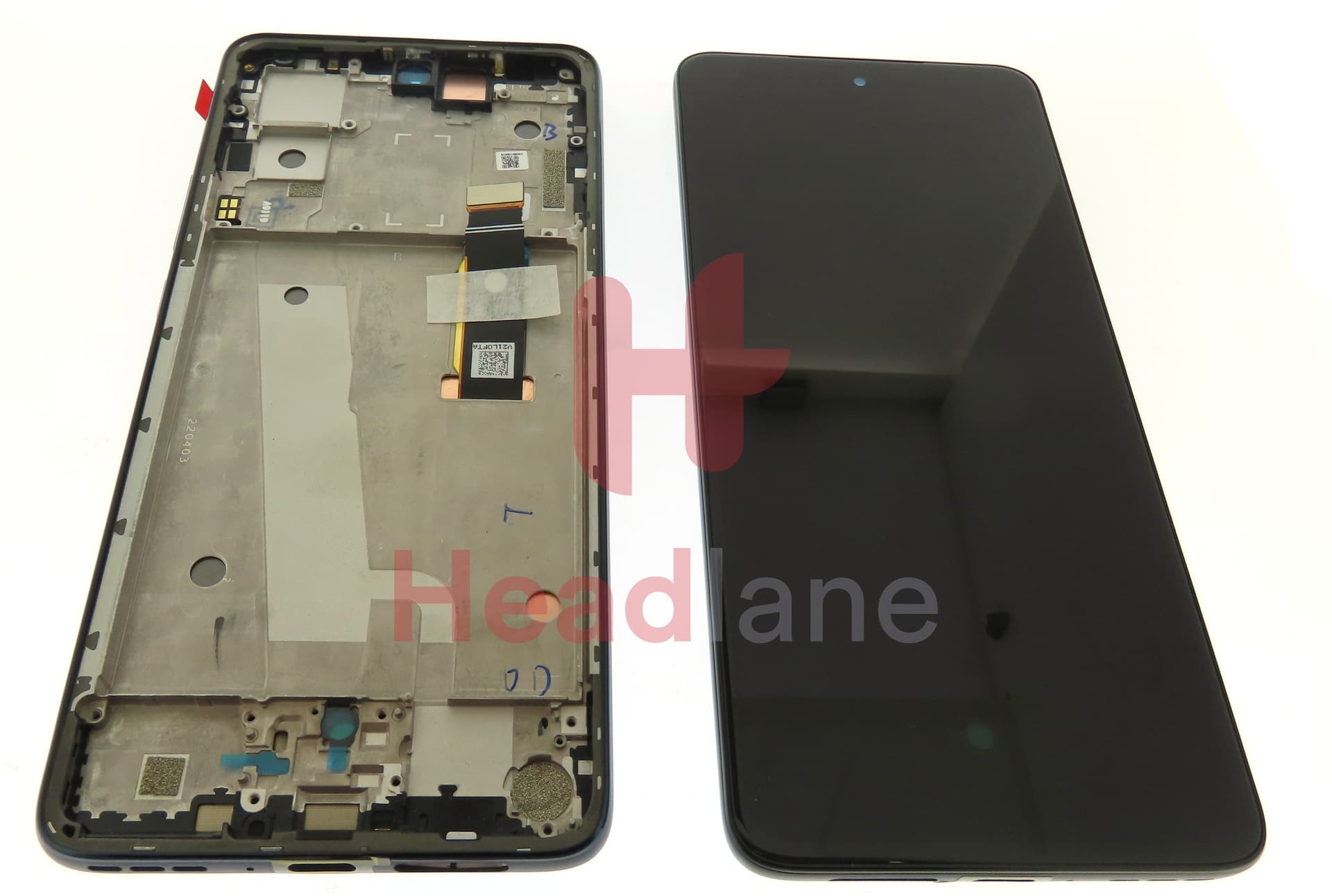 Motorola XT2203 Edge 30 LCD Display / Screen + Touch - Black - view 3