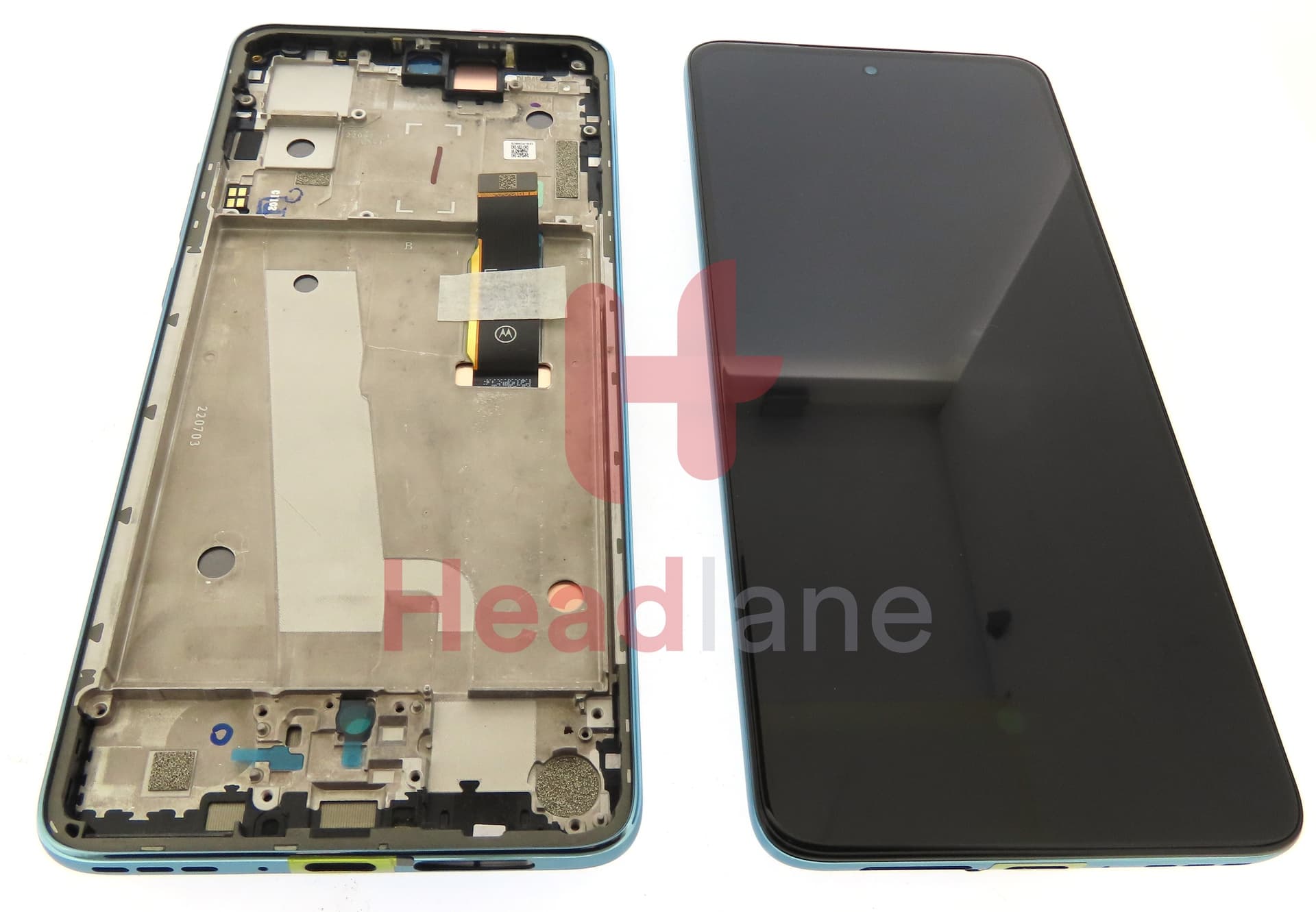 Motorola XT2203 Edge 30 LCD Display / Screen + Touch - Green - view 3