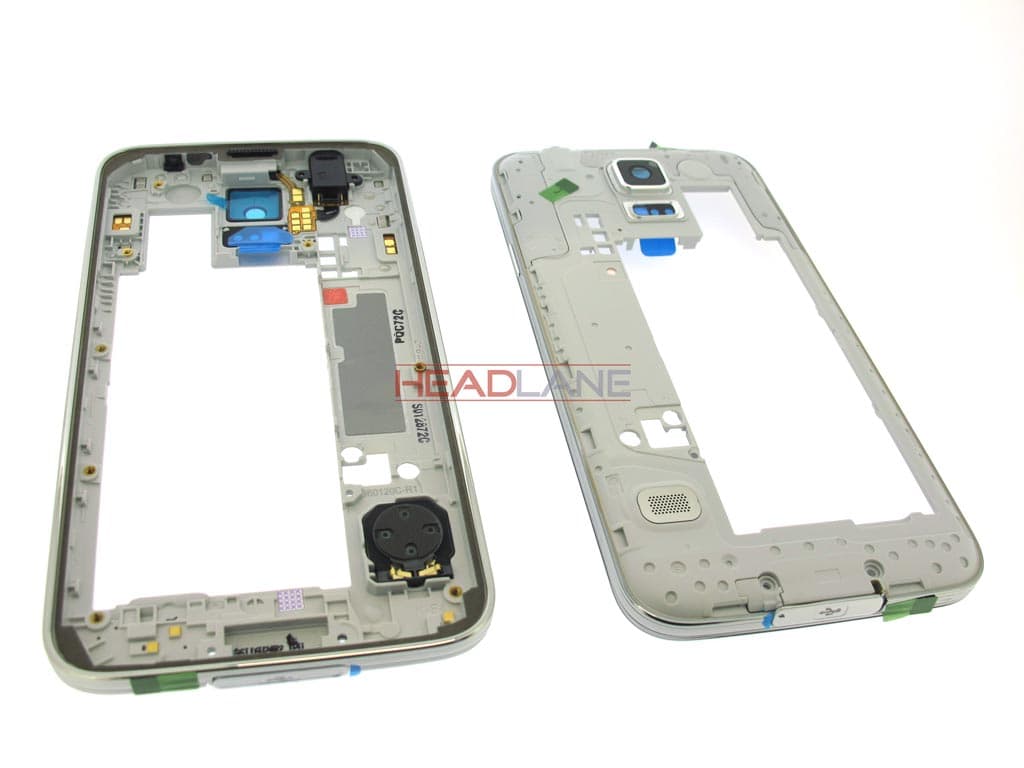 Samsung SM-G900F Galaxy S5 Middle Cover / Chassis - Black - view 2