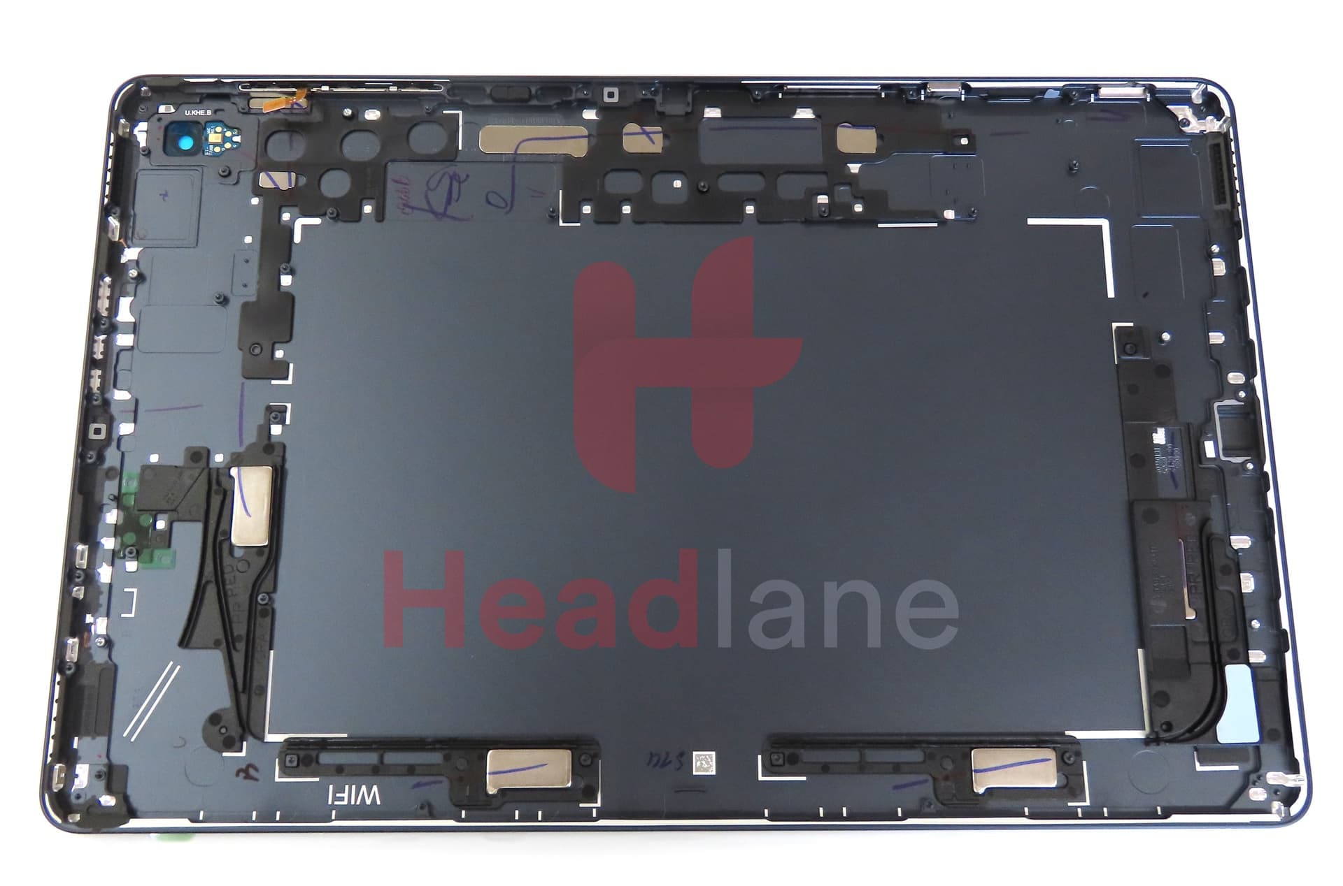 Samsung SM-T730 Galaxy Tab S7 FE Back / Battery Cover - Black - view 2