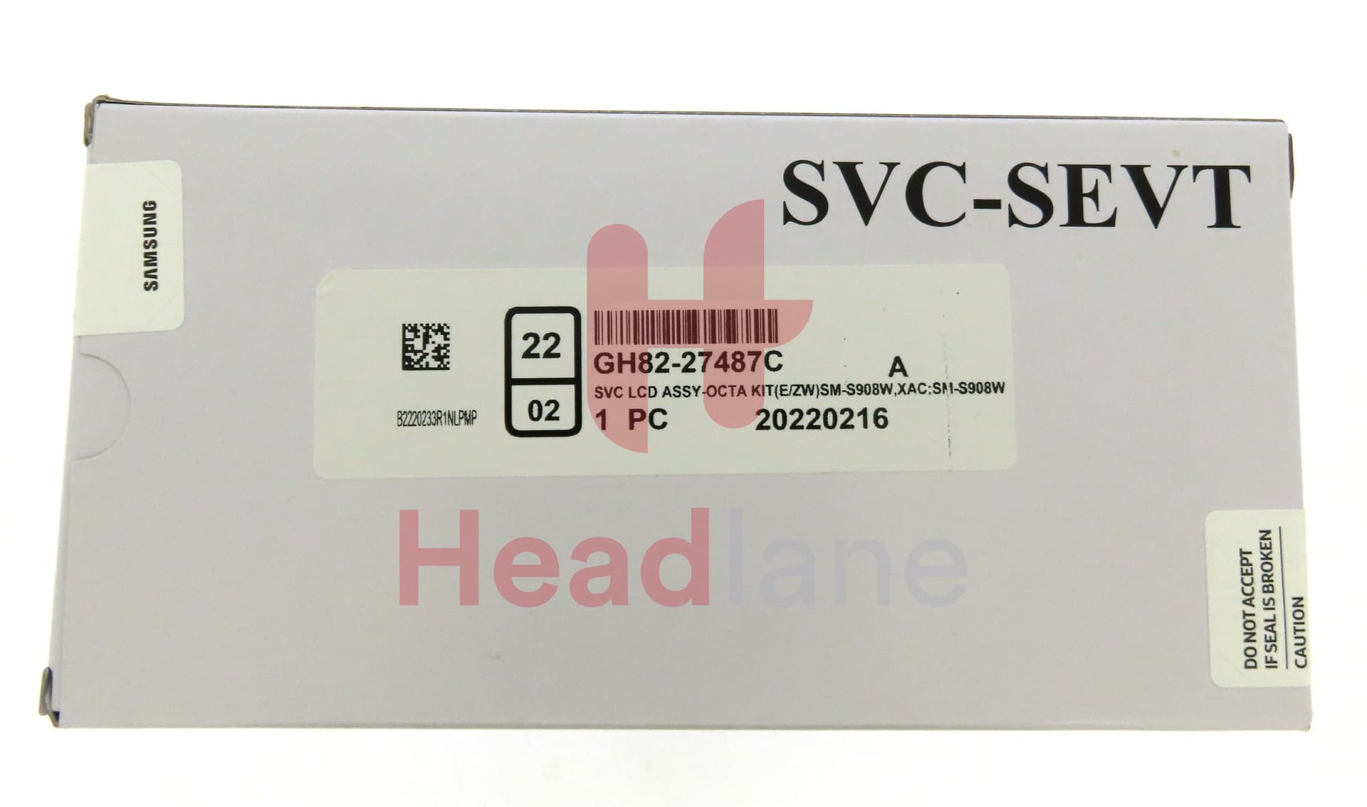 Samsung SM-S908 Galaxy S22 Ultra LCD Display / Screen + Touch + Battery - Phantom White - view 4