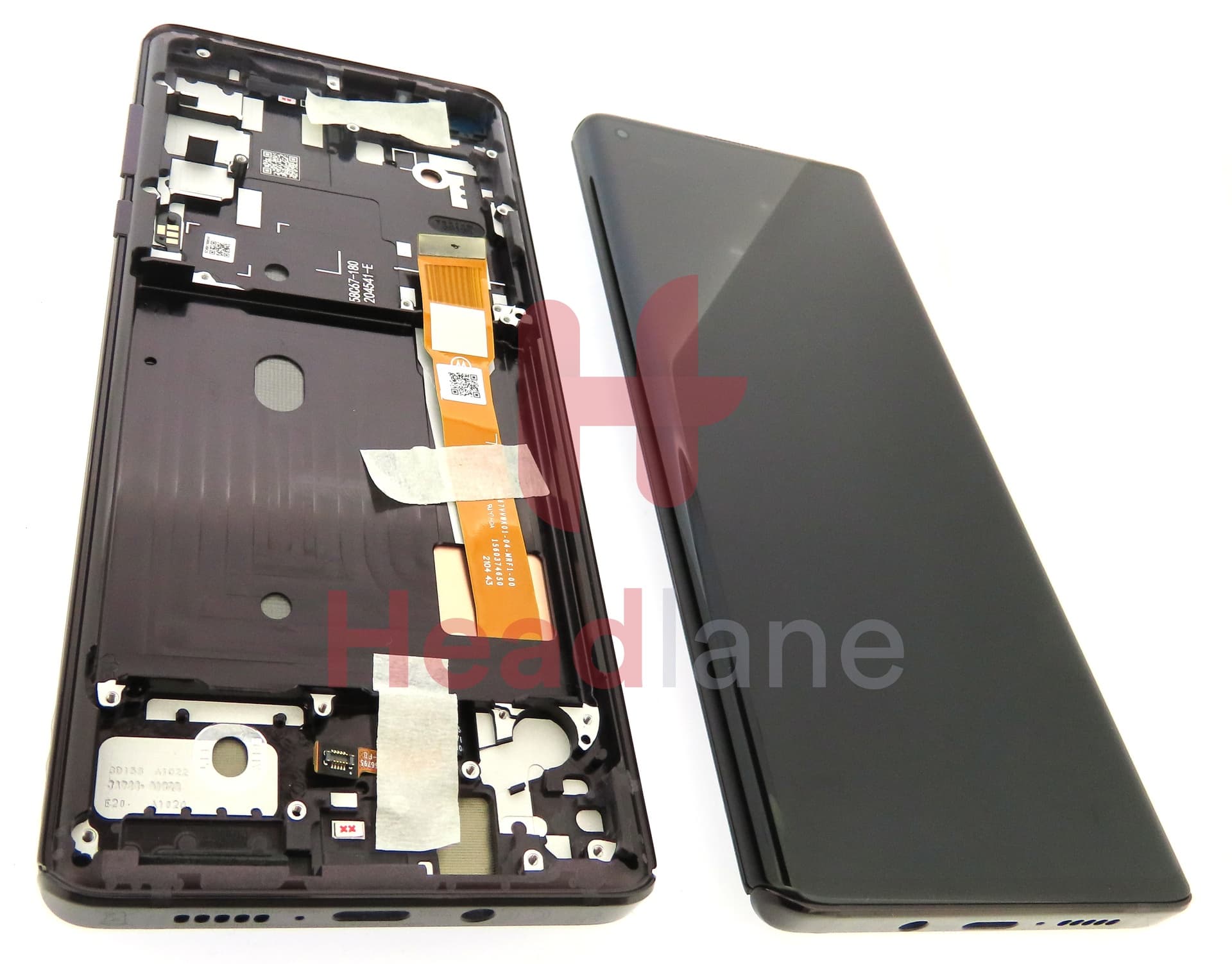 Motorola XT2063 Moto Edge LCD Display / Screen + Touch - Magenta - view 2