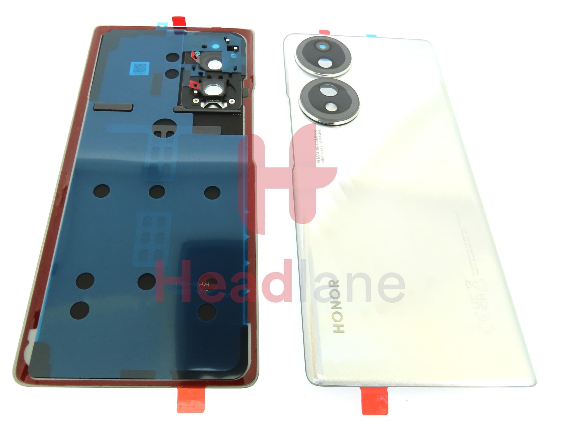 Honor 70 Back / Battery Cover - Silver - view 3