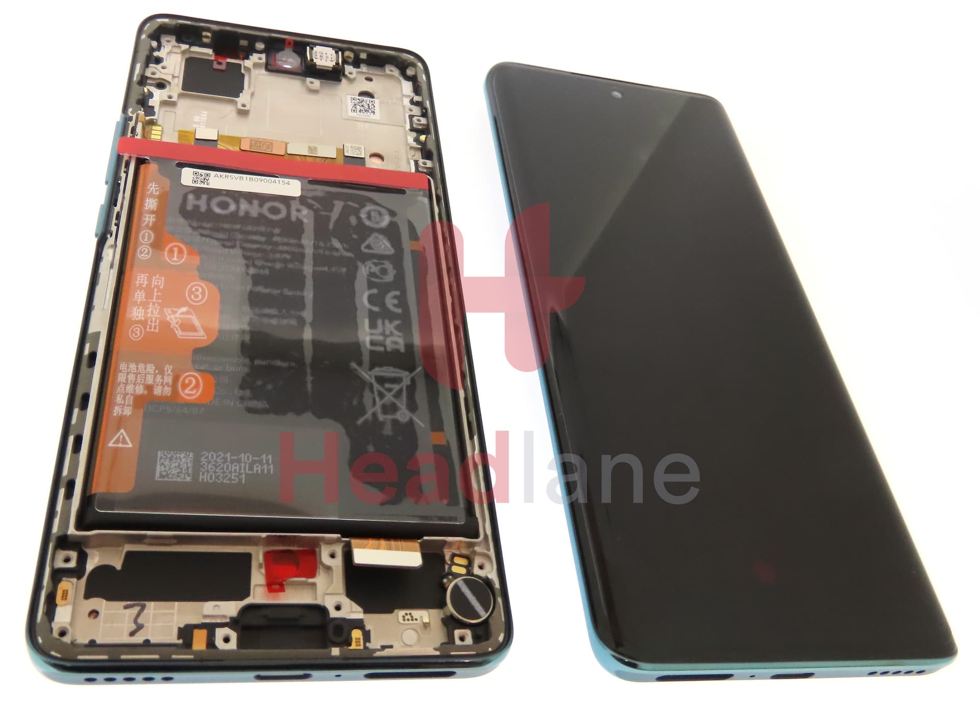 Honor 50 LCD Display / Screen + Touch + Battery - Green 2