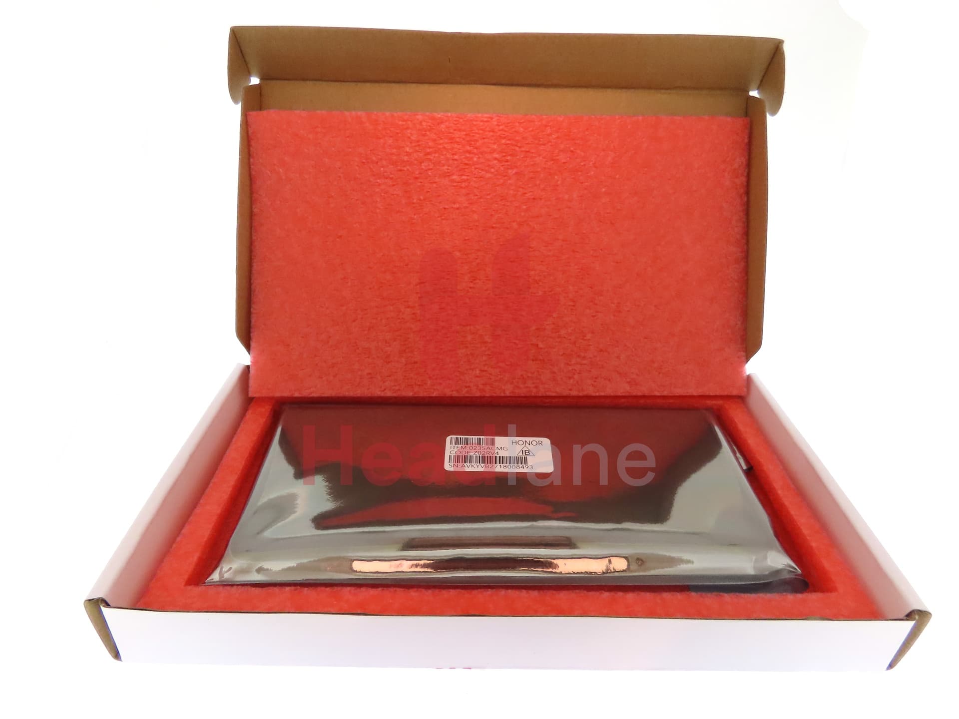 Honor 70 LCD Display / Screen + Touch + Battery Assembly - Silver - view 4